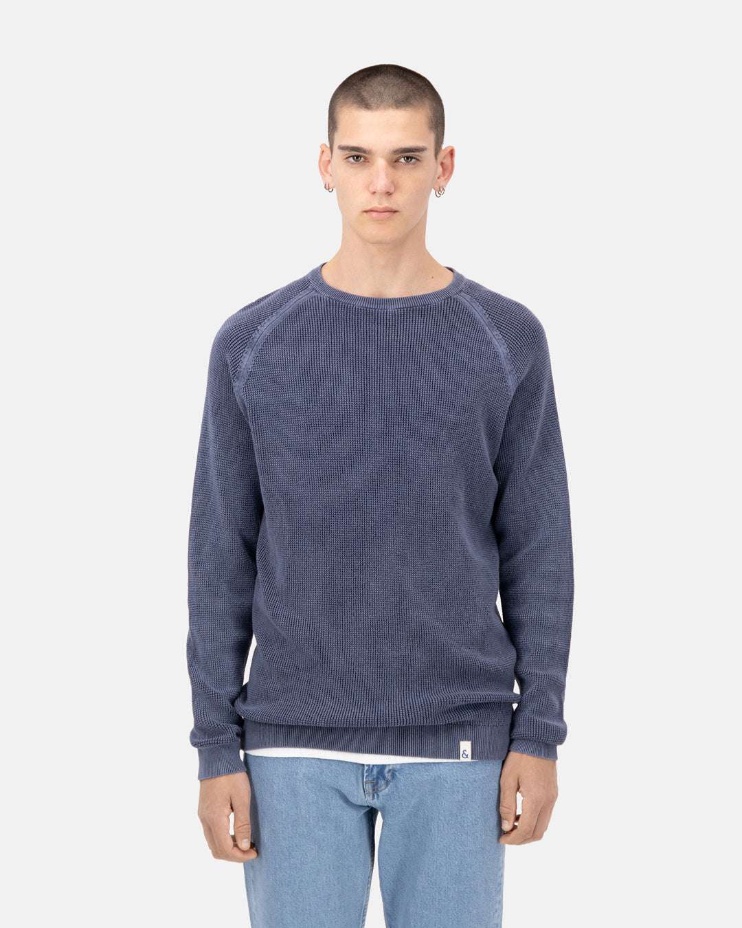 Roundneck Washed in River Sweater Colours and Sons