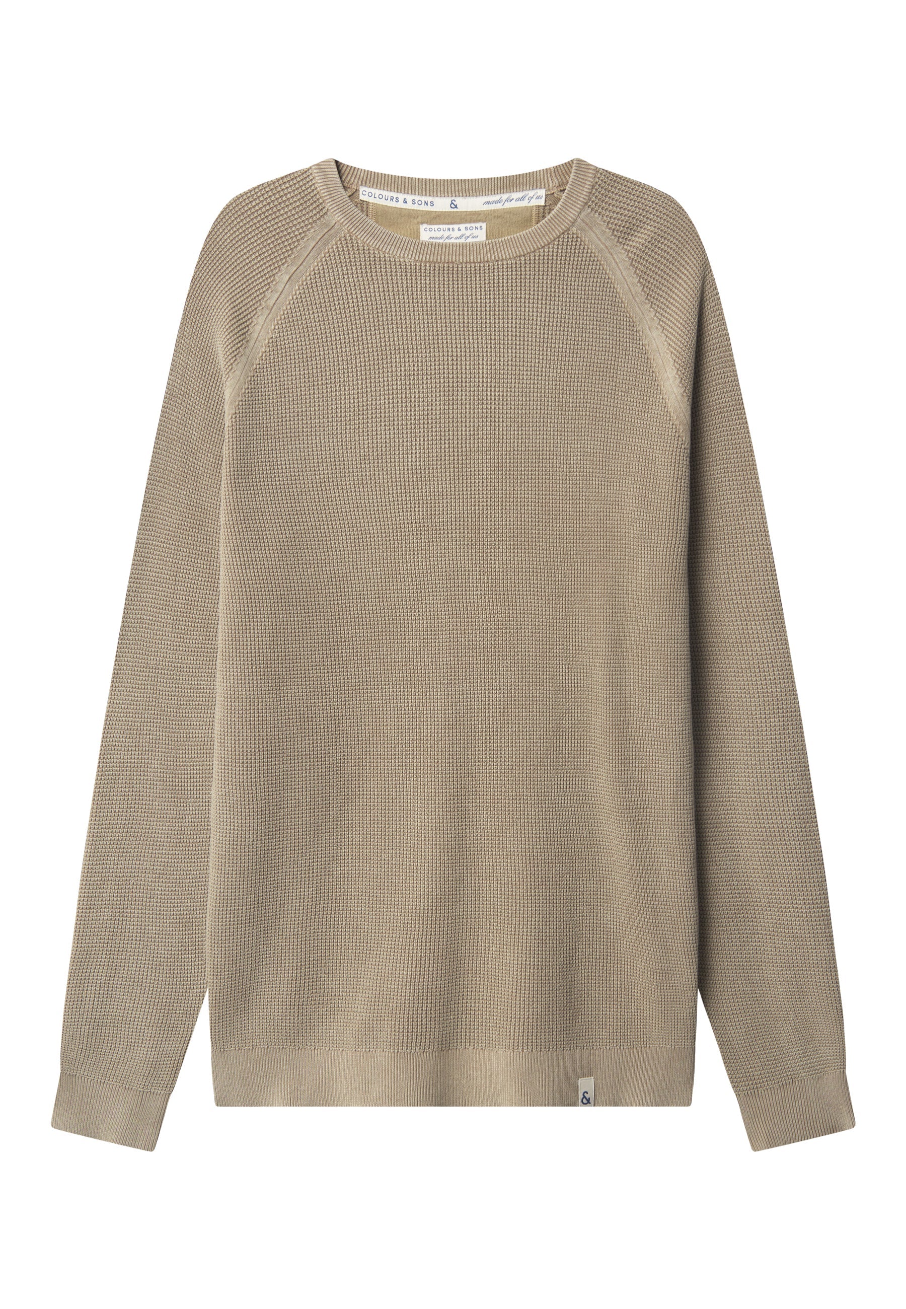 Roundneck Washed in Tent Sweater Colours and Sons