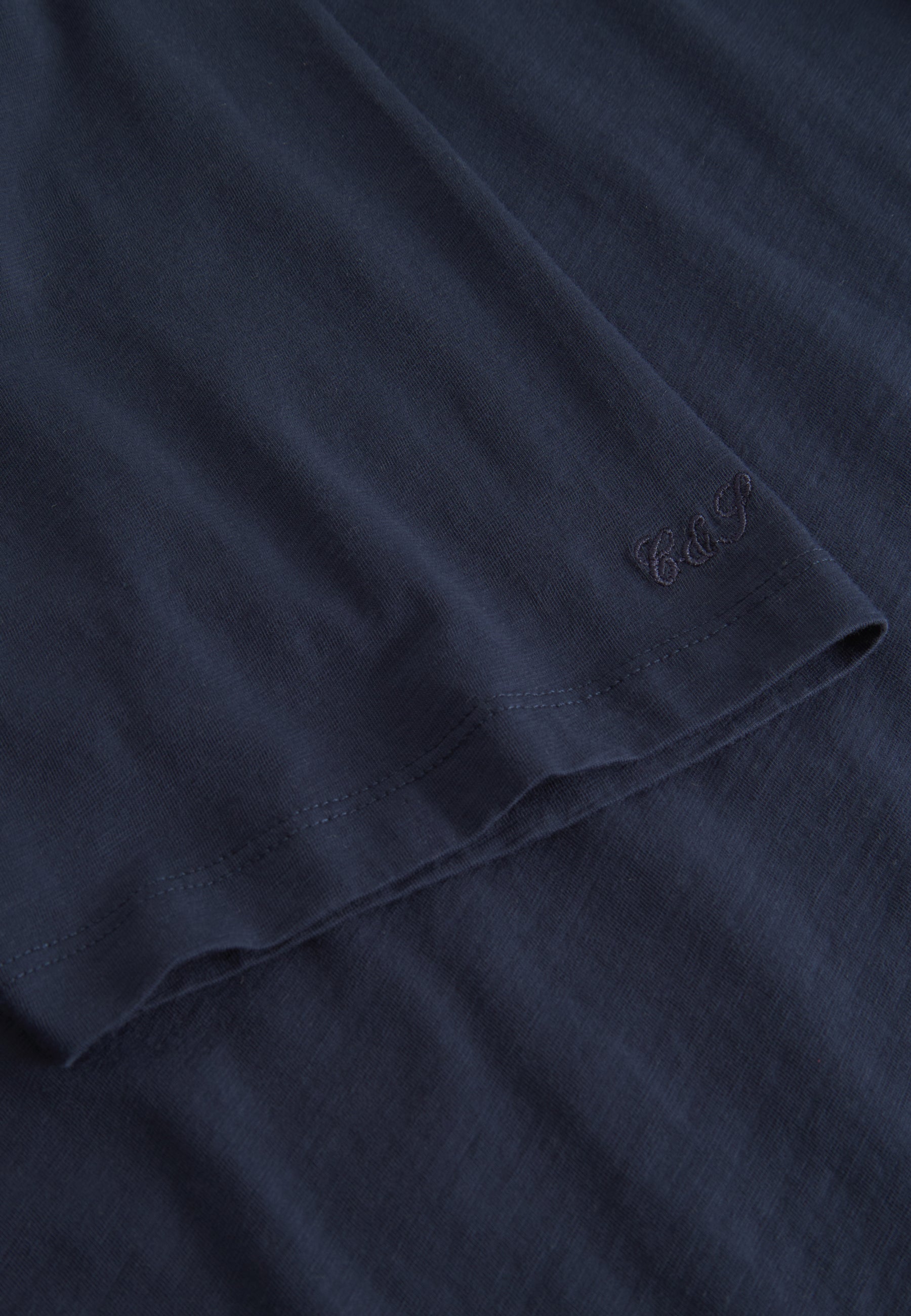 T-Shirt - Slub in Navy T-Shirts Colours and Sons