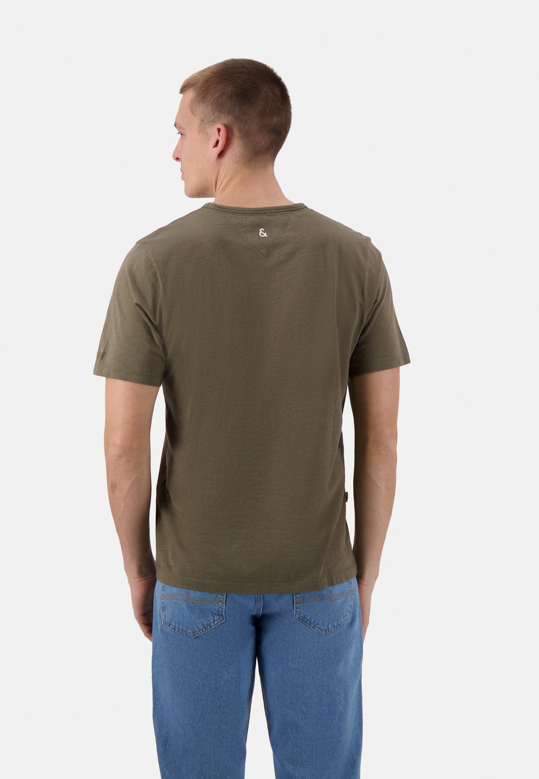 T-Shirt Slub in Olive T-Shirts Colours and Sons