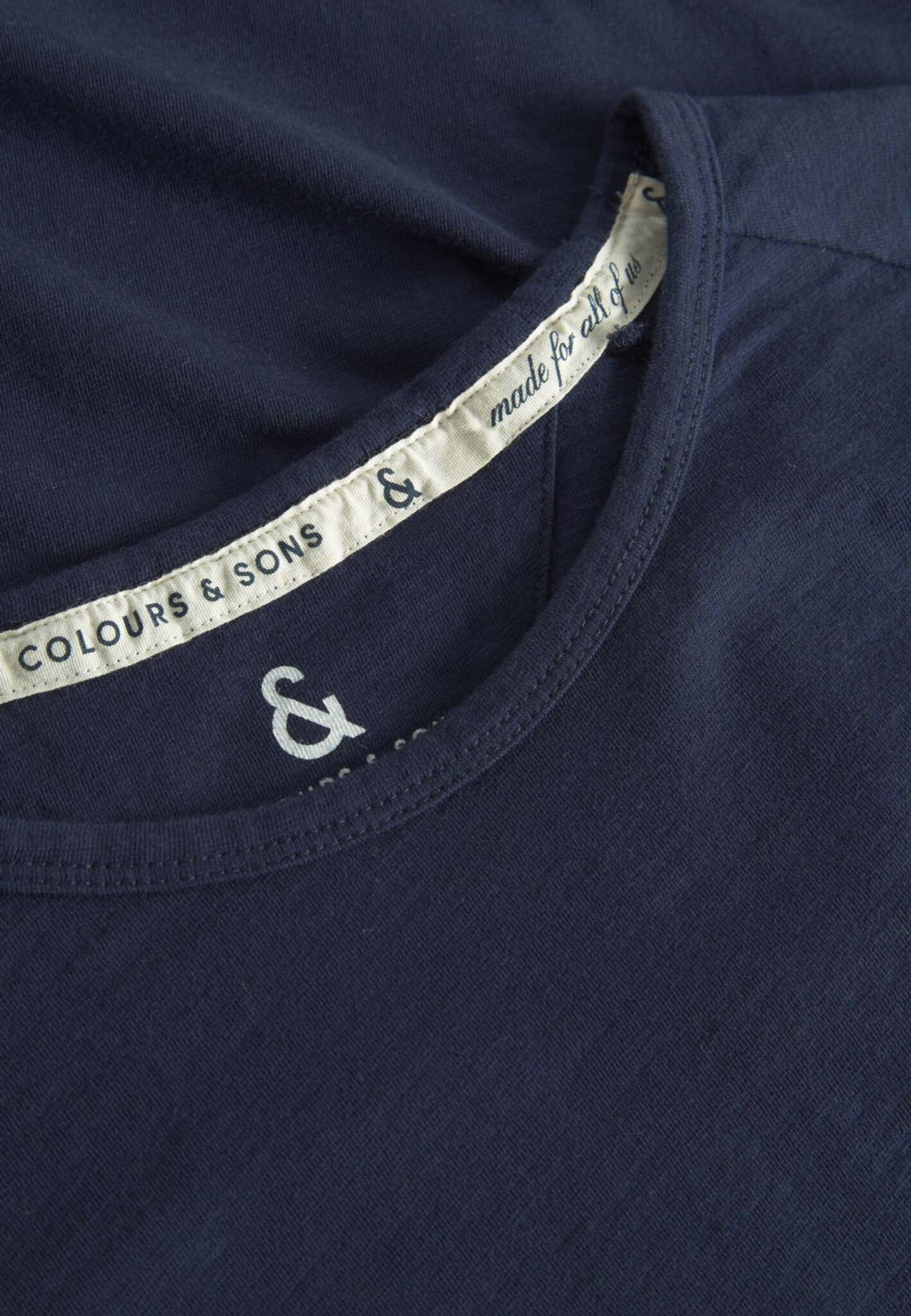 Longsleeve - Slub in Navy Shirts Colours and Sons