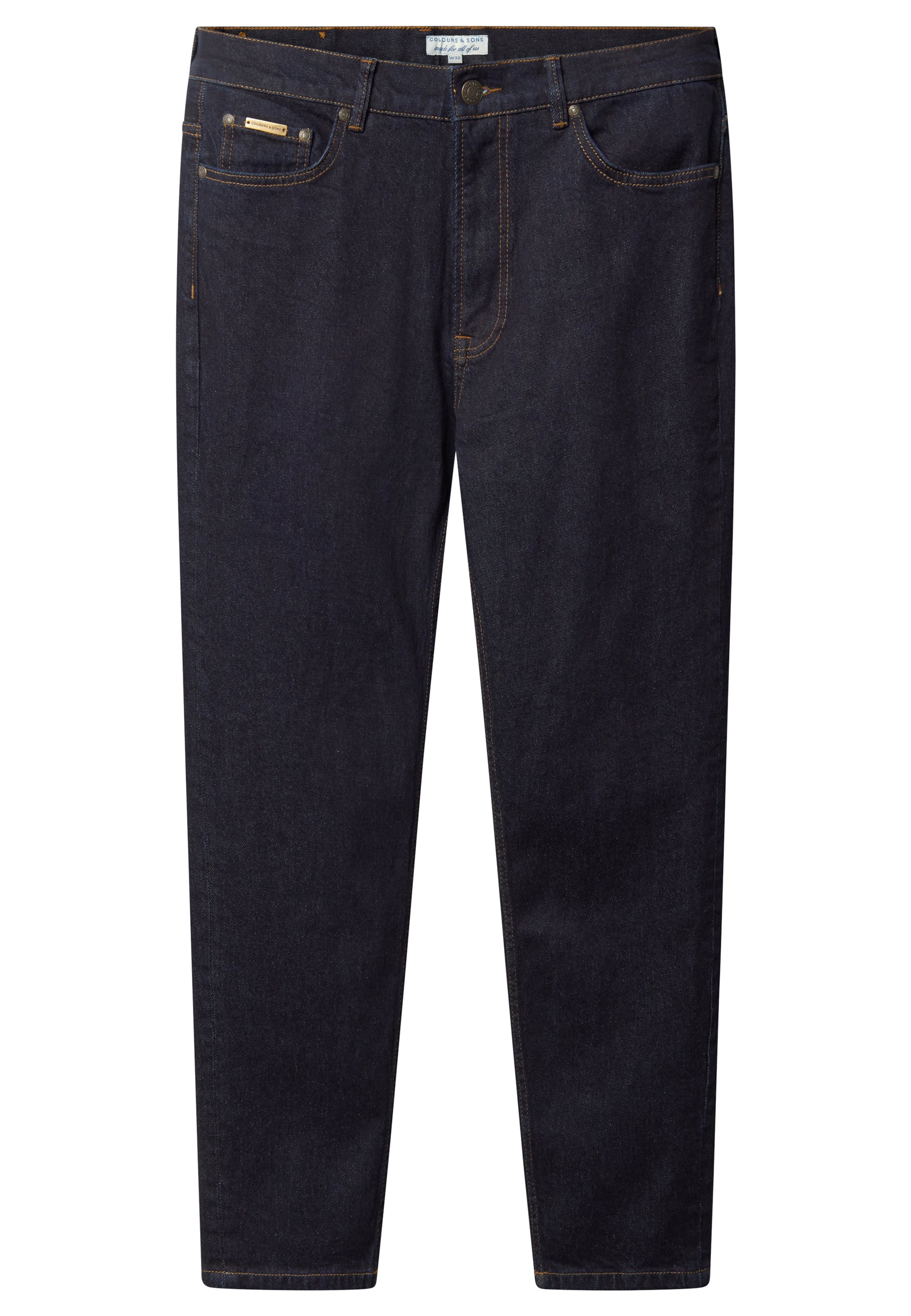 Denim cropped in raw denim jeans Colours and Sons