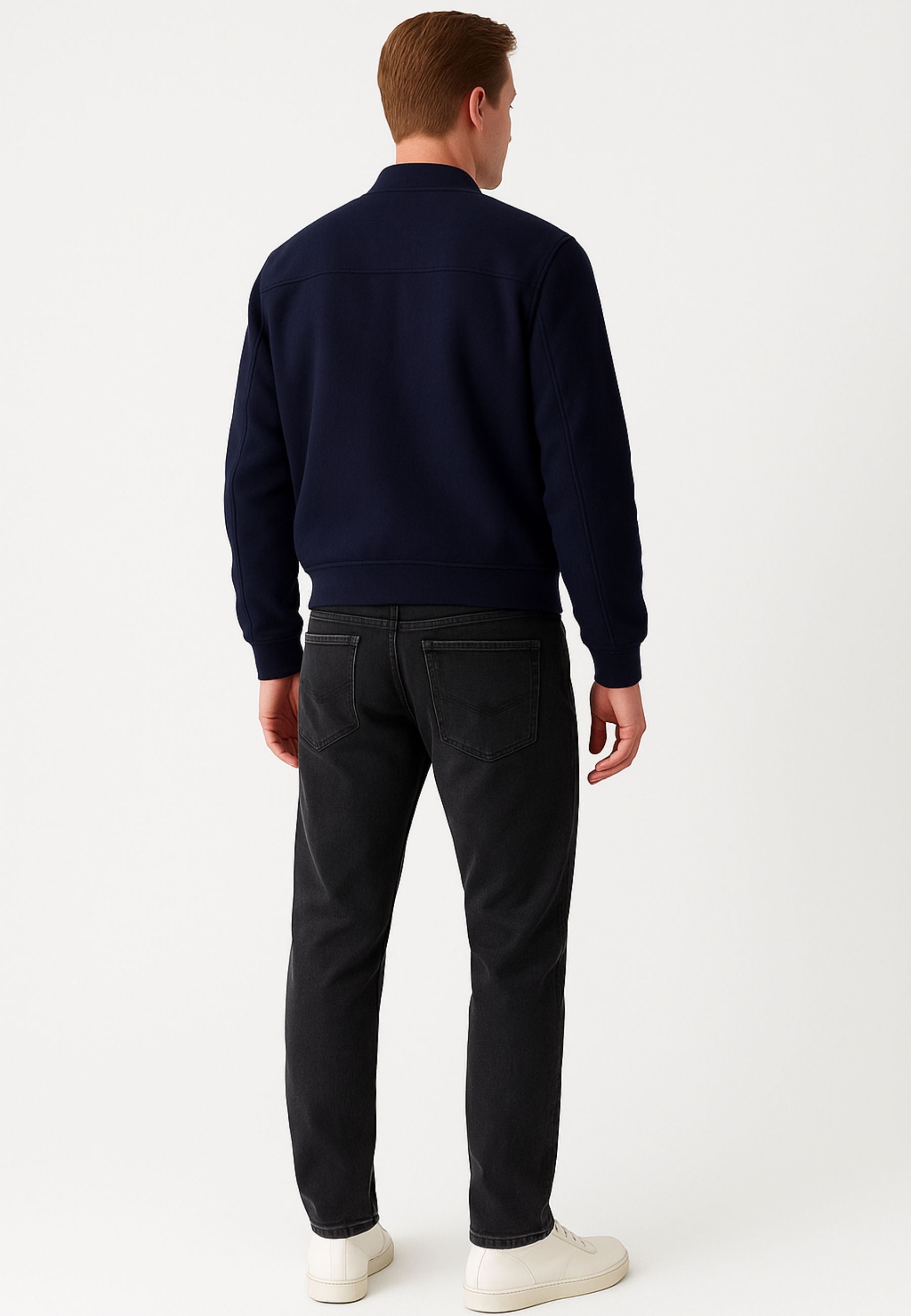 Denim cropped in washed black jeans Colours and Sons