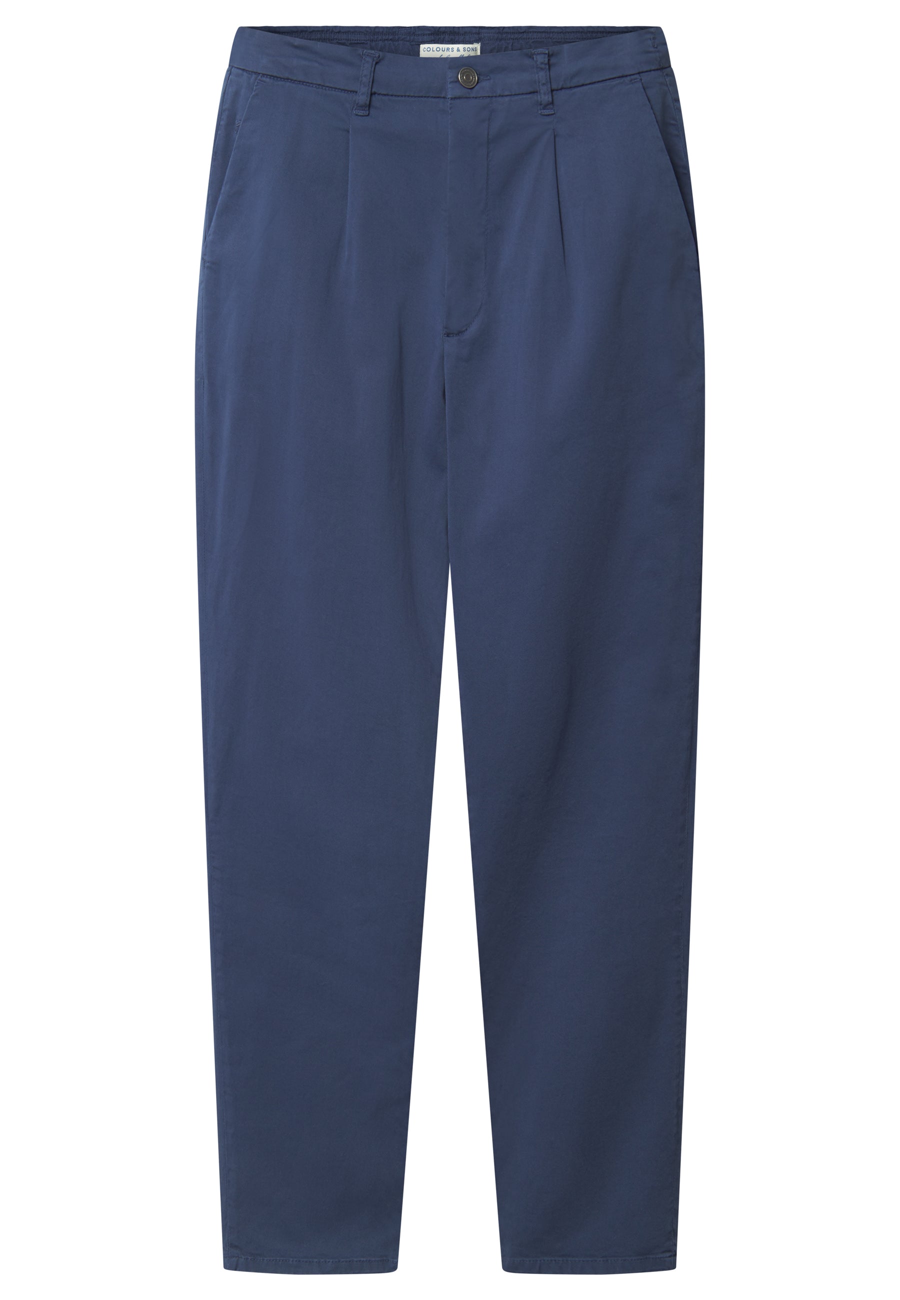 Pants-Cropped Chino in Navy Pants Colours and Sons