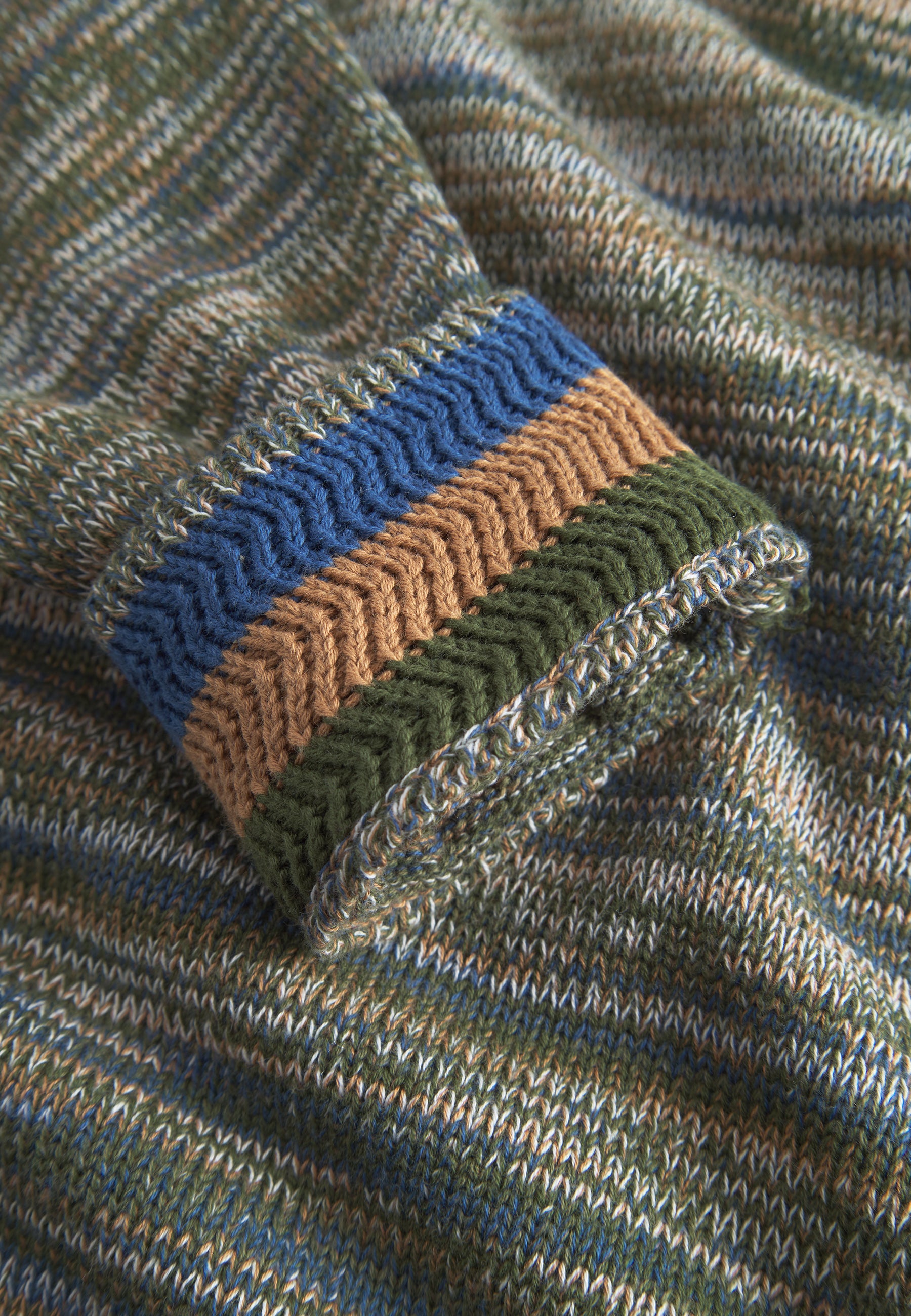 Roundneck mouliné in yucca mouliné sweater Colours and Sons