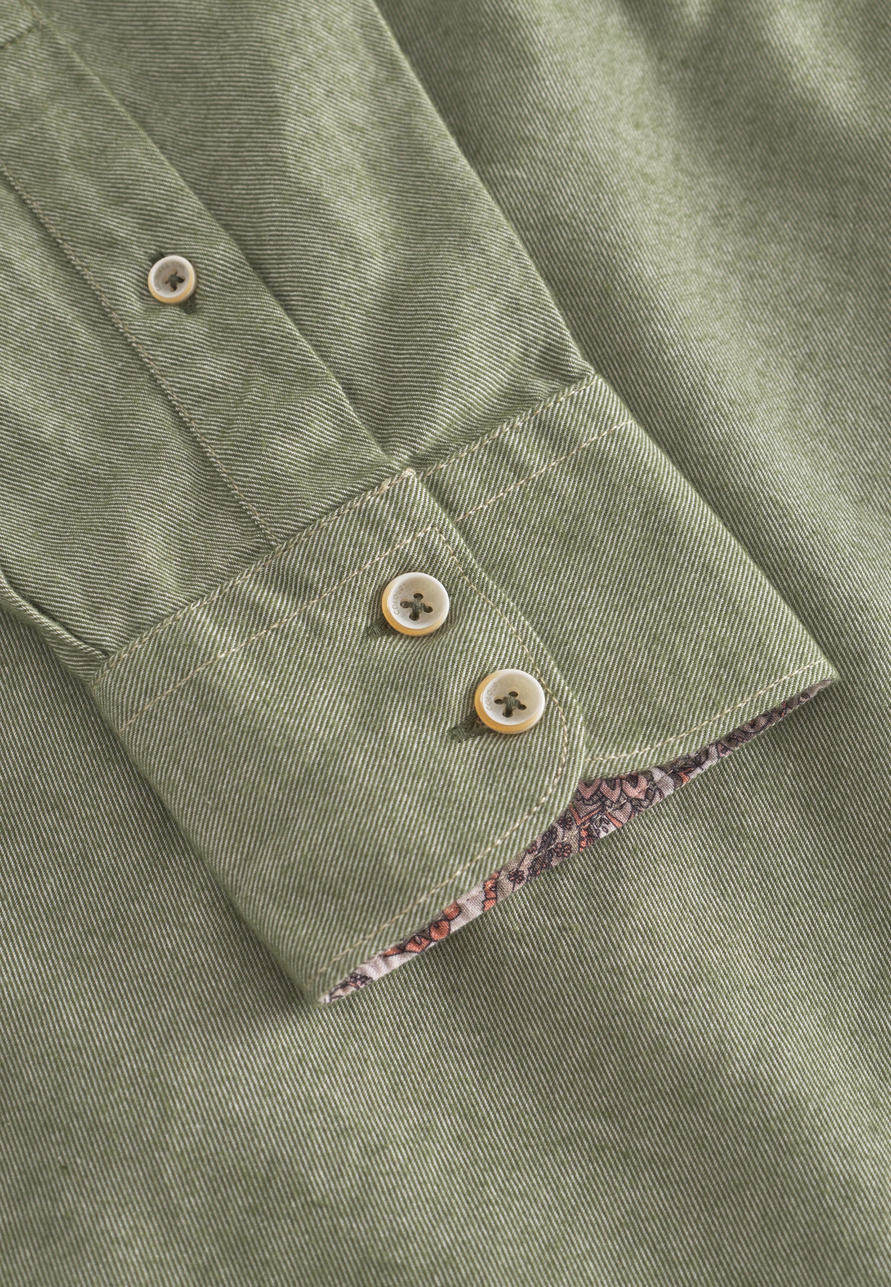 Shirt Brushed Twill in Clover Shirts Colours and Sons