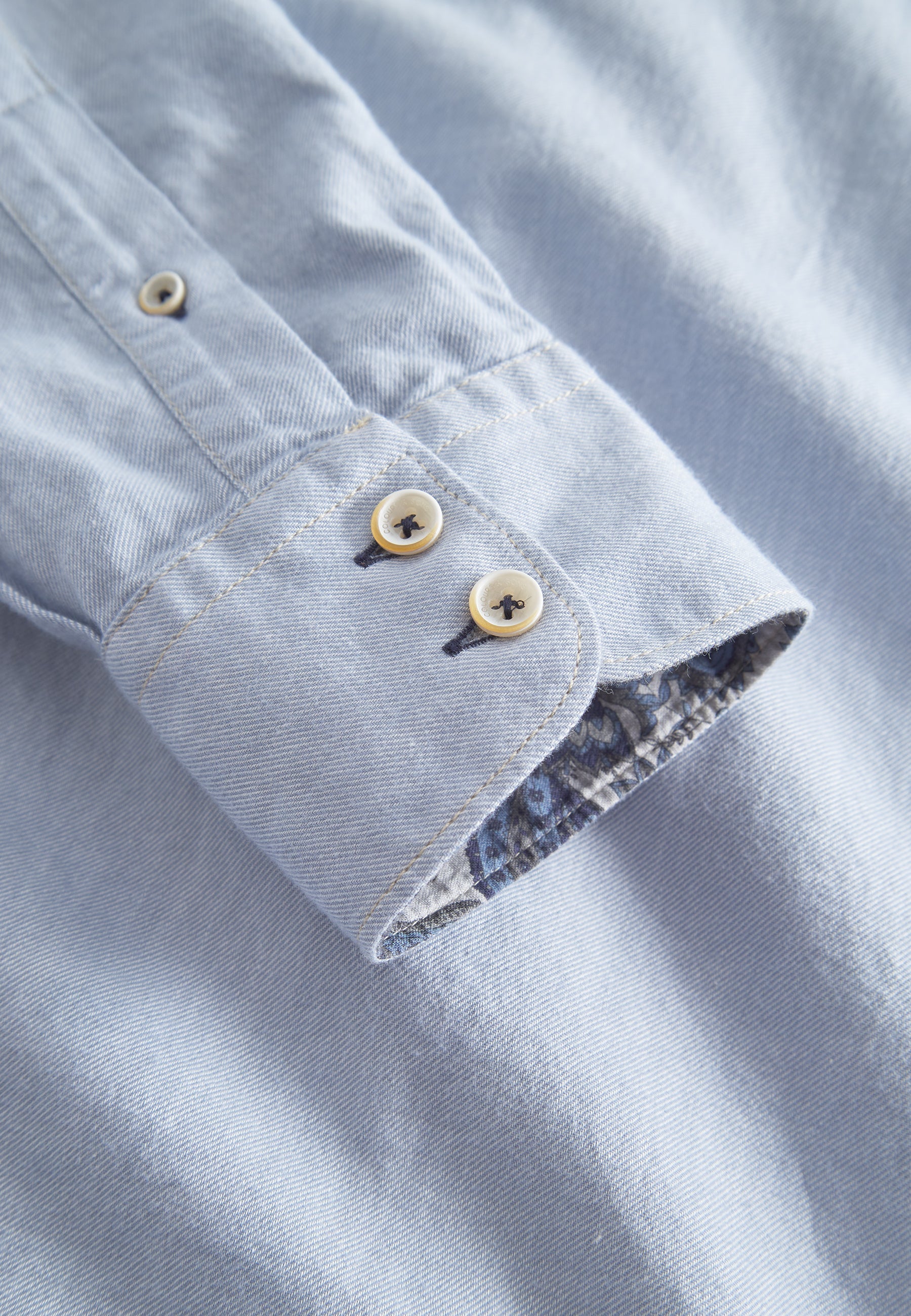 Shirt Brushed Twill in Lake Shirts Colours and Sons