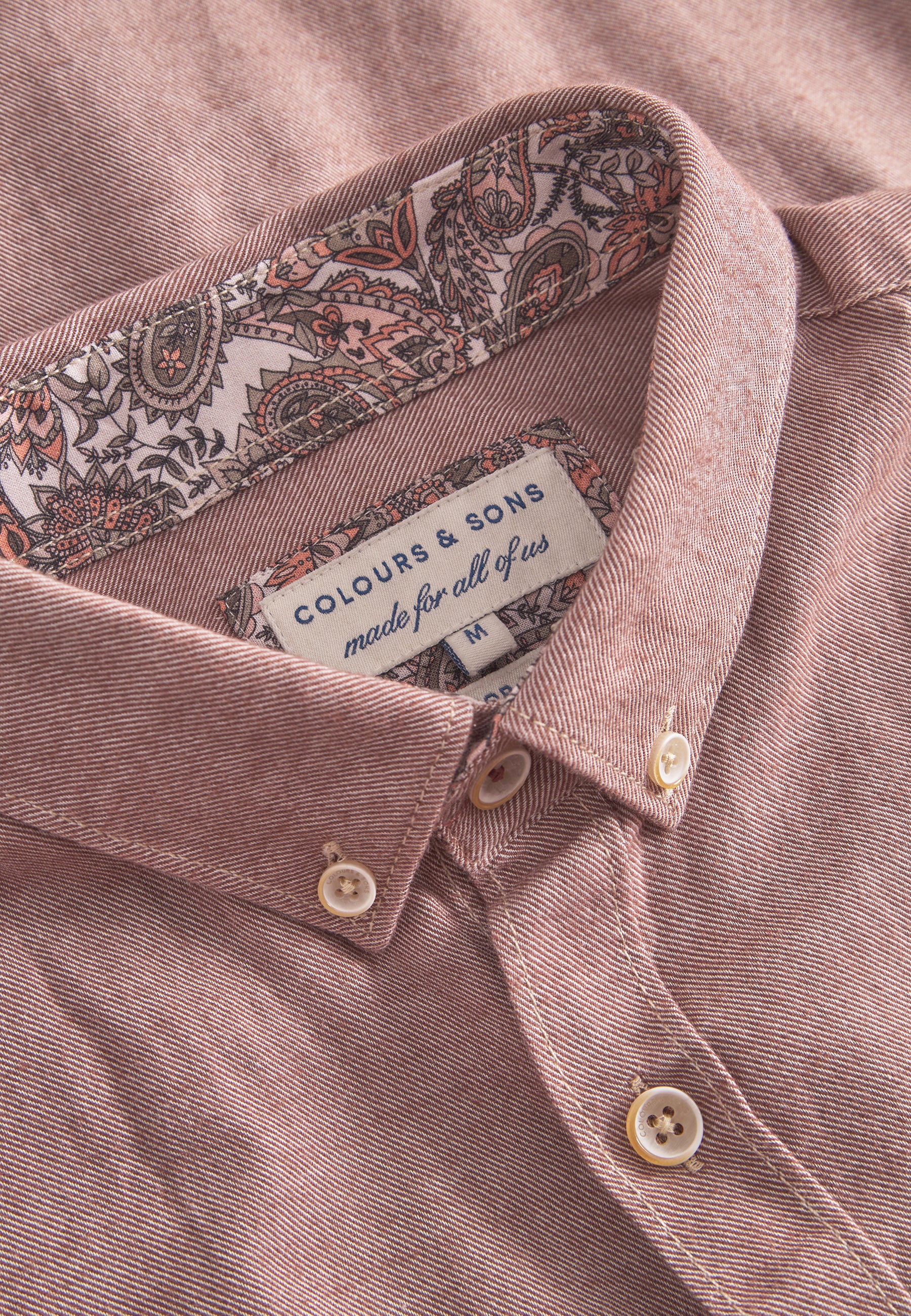 Shirt Brushed Twill in Soil Shirts Colours and Sons