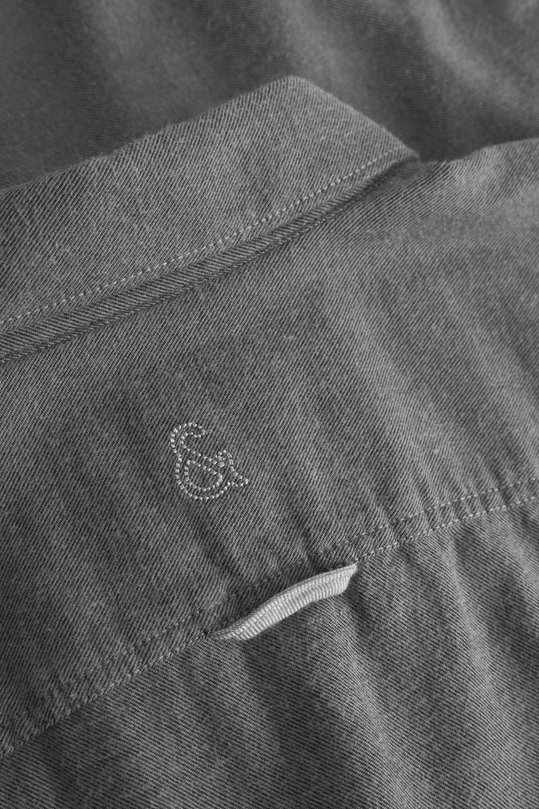 Shirt Brushed Twill in Anthracite Shirts Colours and Sons