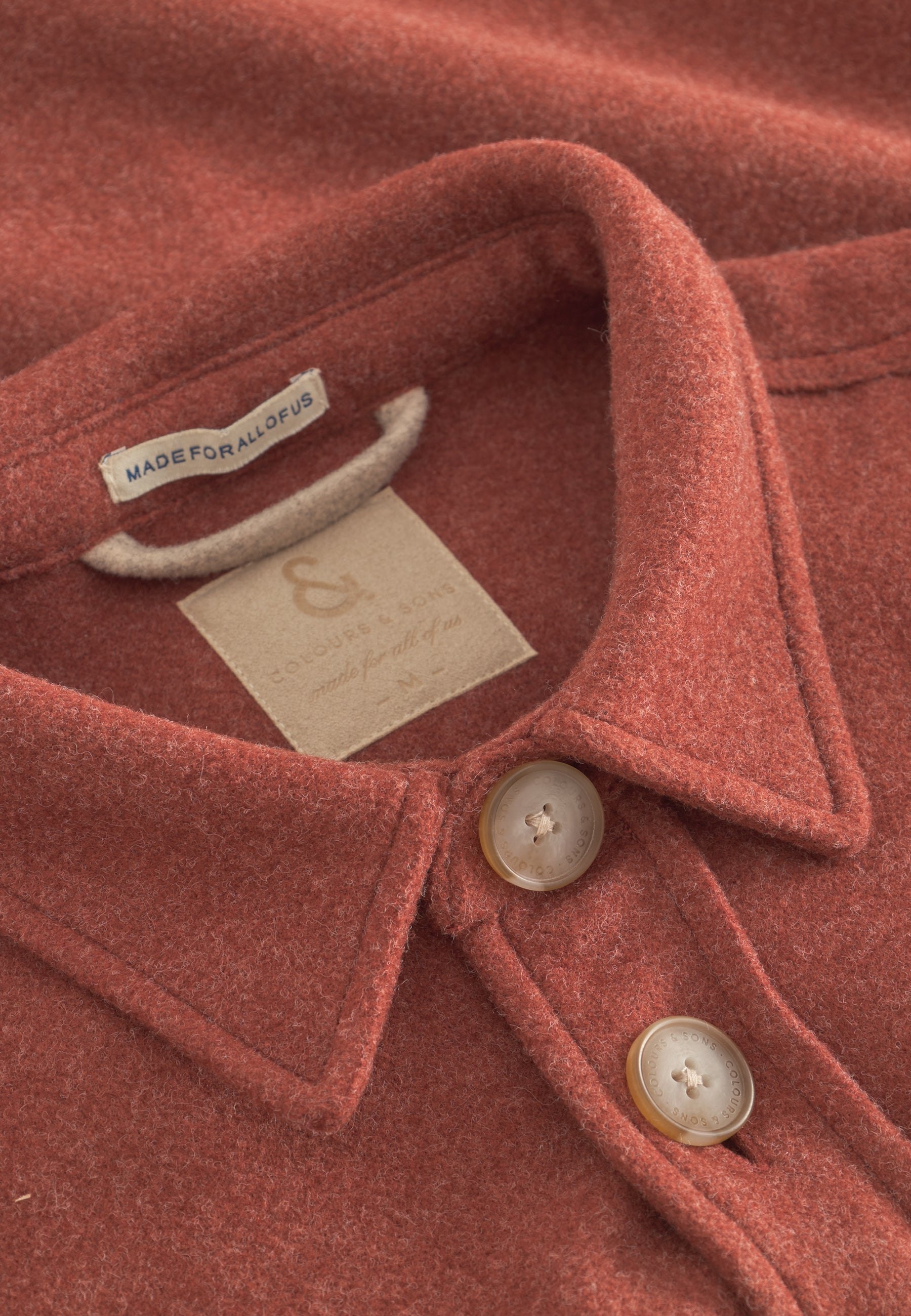 Worker Jacket Soft Touch in Brandy Jackets Colours and Sons