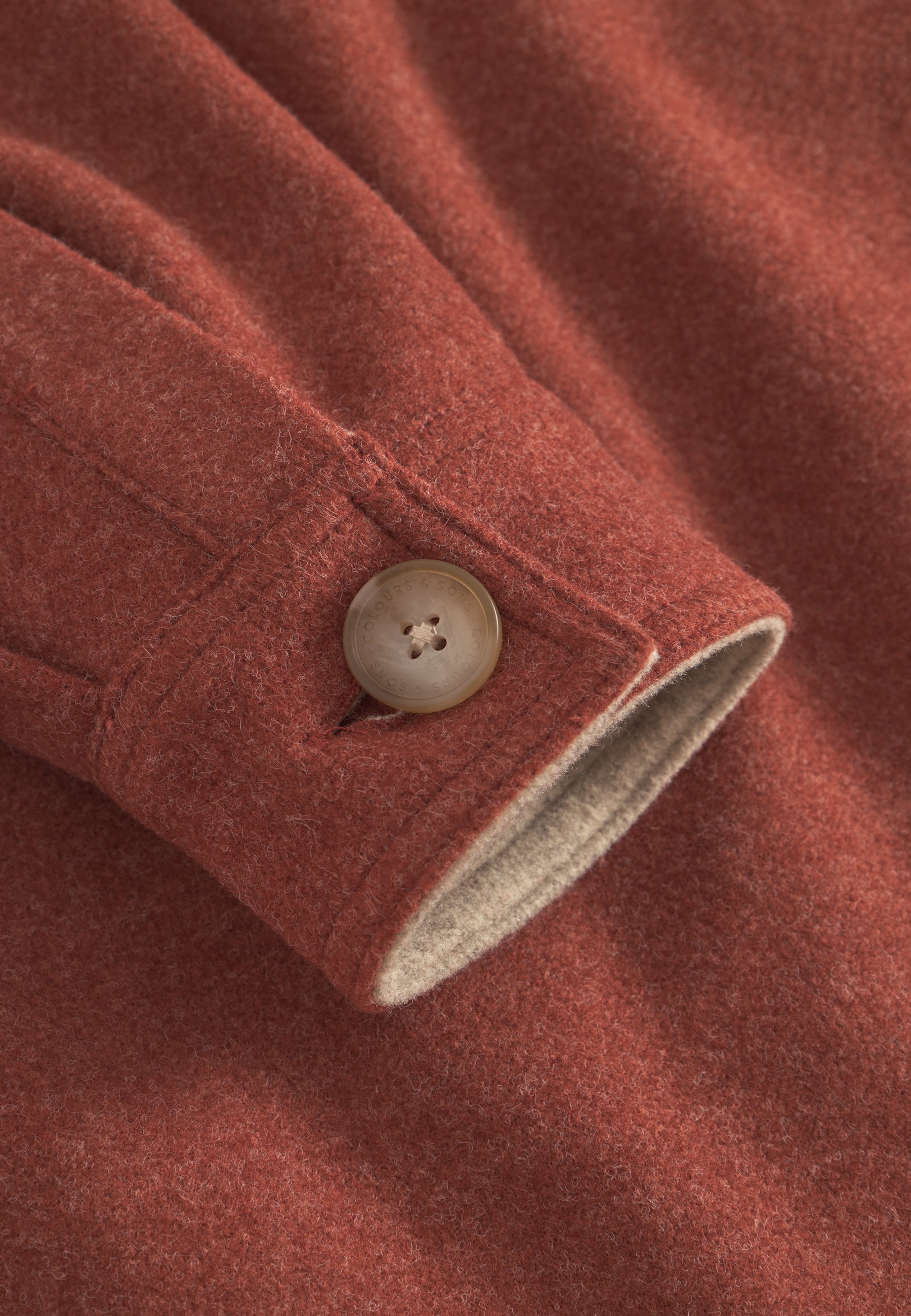 Worker Jacket Soft Touch in Brandy Jackets Colours and Sons