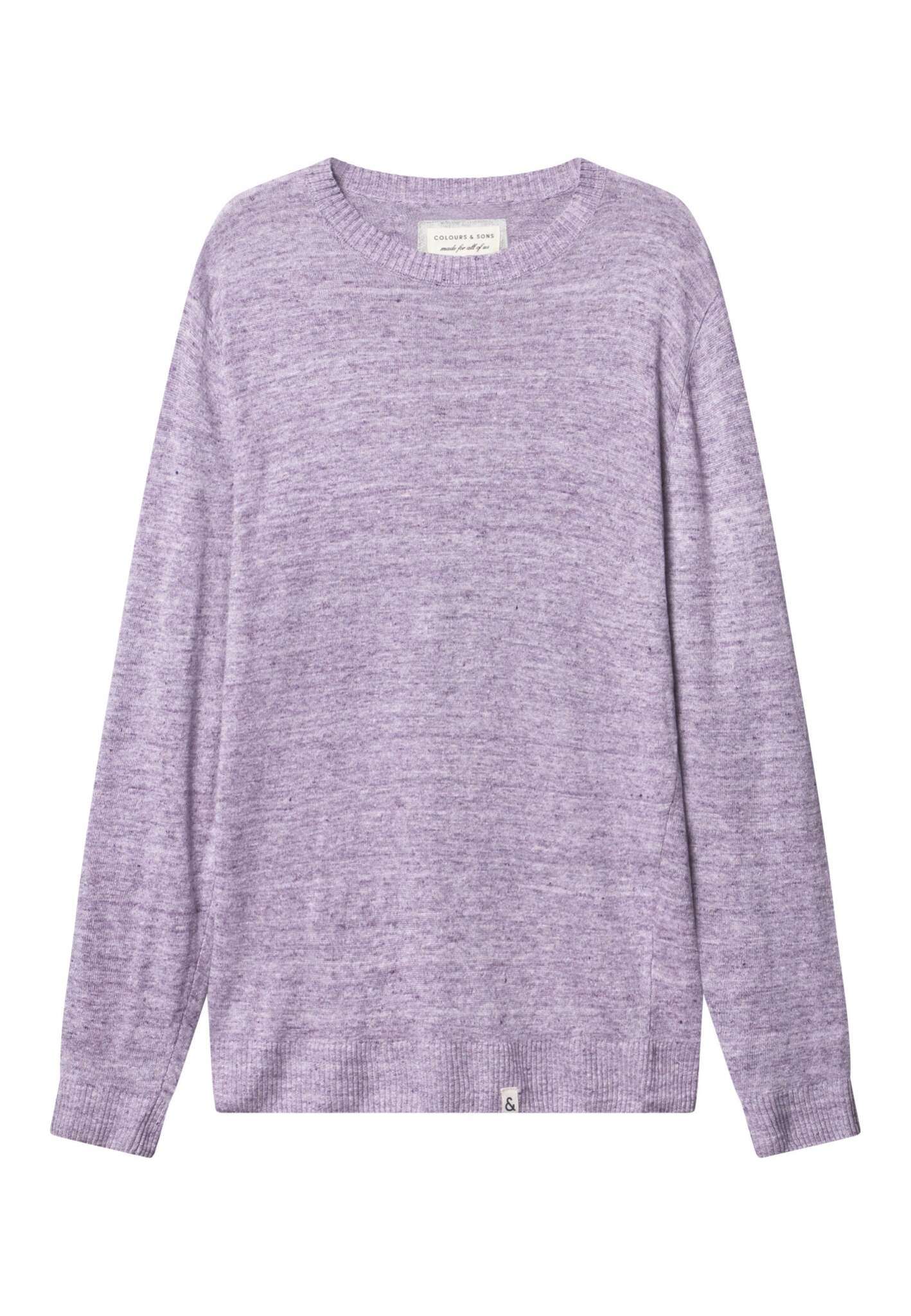 Roundneck Linen in Violet Sweater Colours and Sons