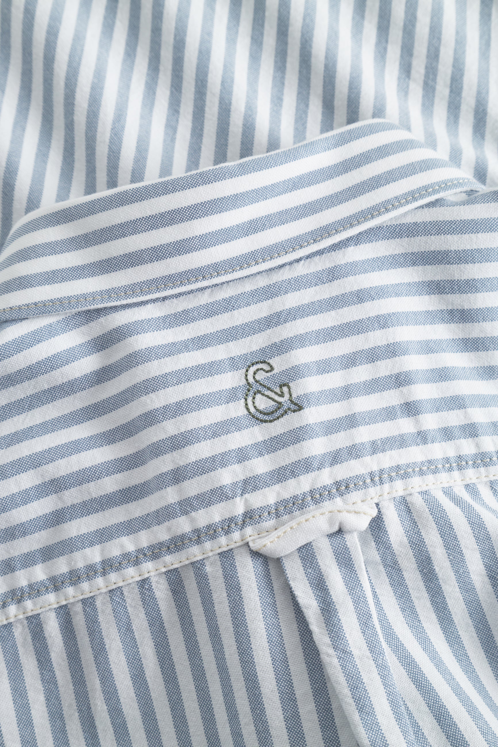 Shirt-Soft Oxford Stripes in Sky Stripes Shirts Colours and Sons