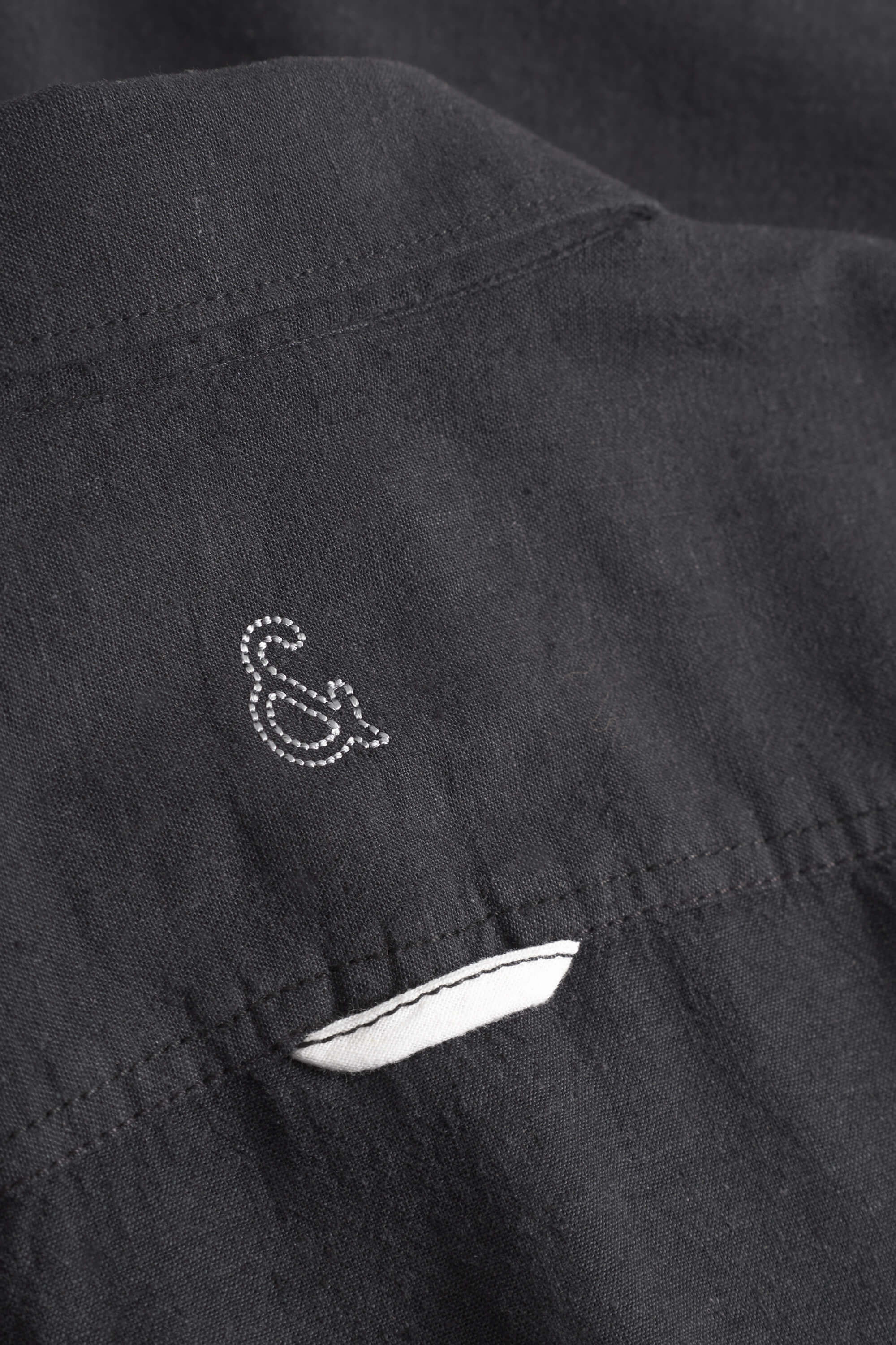 Shirt-Linen Blend Kent in Anthracite Shirts Colours and Sons