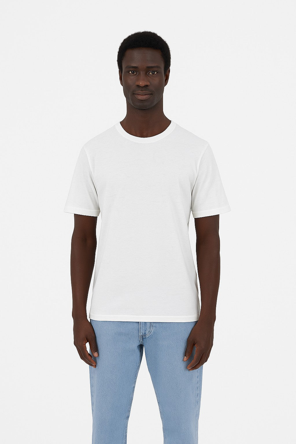 T-Shirt-Linen Blend in White T-Shirts Colours and Sons