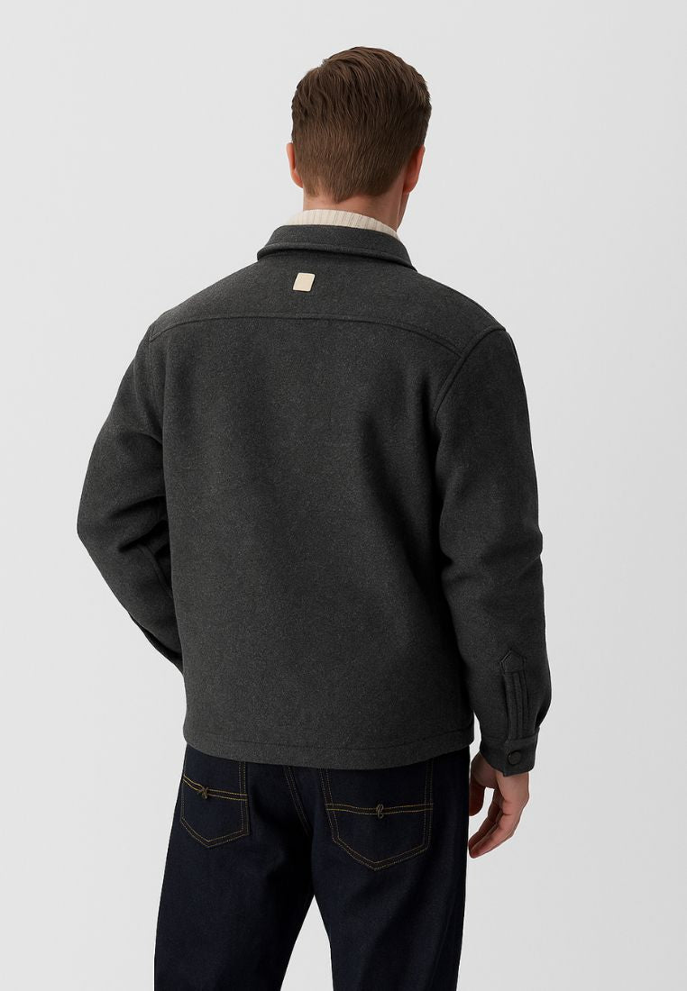 Worker Jacket-Soft Touch in Grey Shirts Colours and Sons