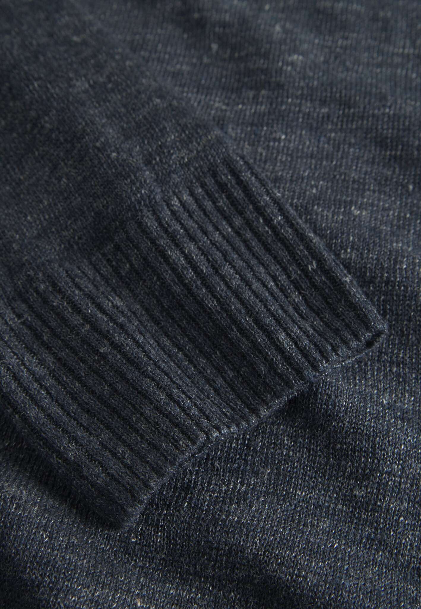Roundneck linen in navy sweater Colours and Sons