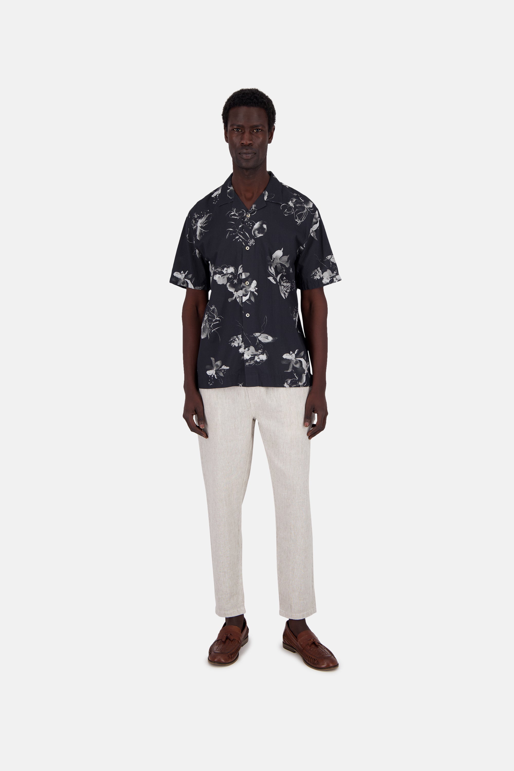 Shirt-Printed in Smoke Black Shirts Colours and Sons