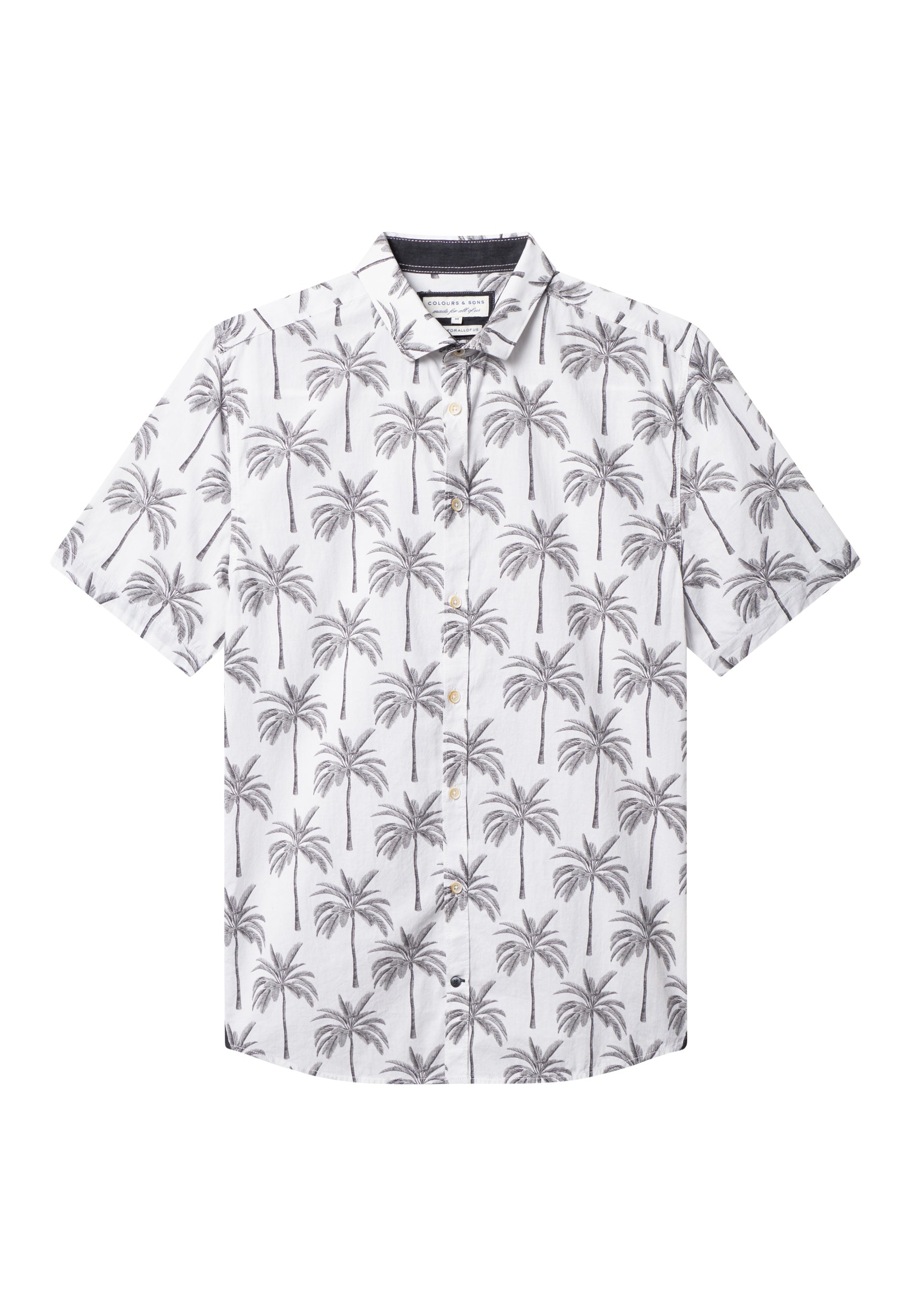 Shirt-Printed in Palms Shirts Colours and Sons