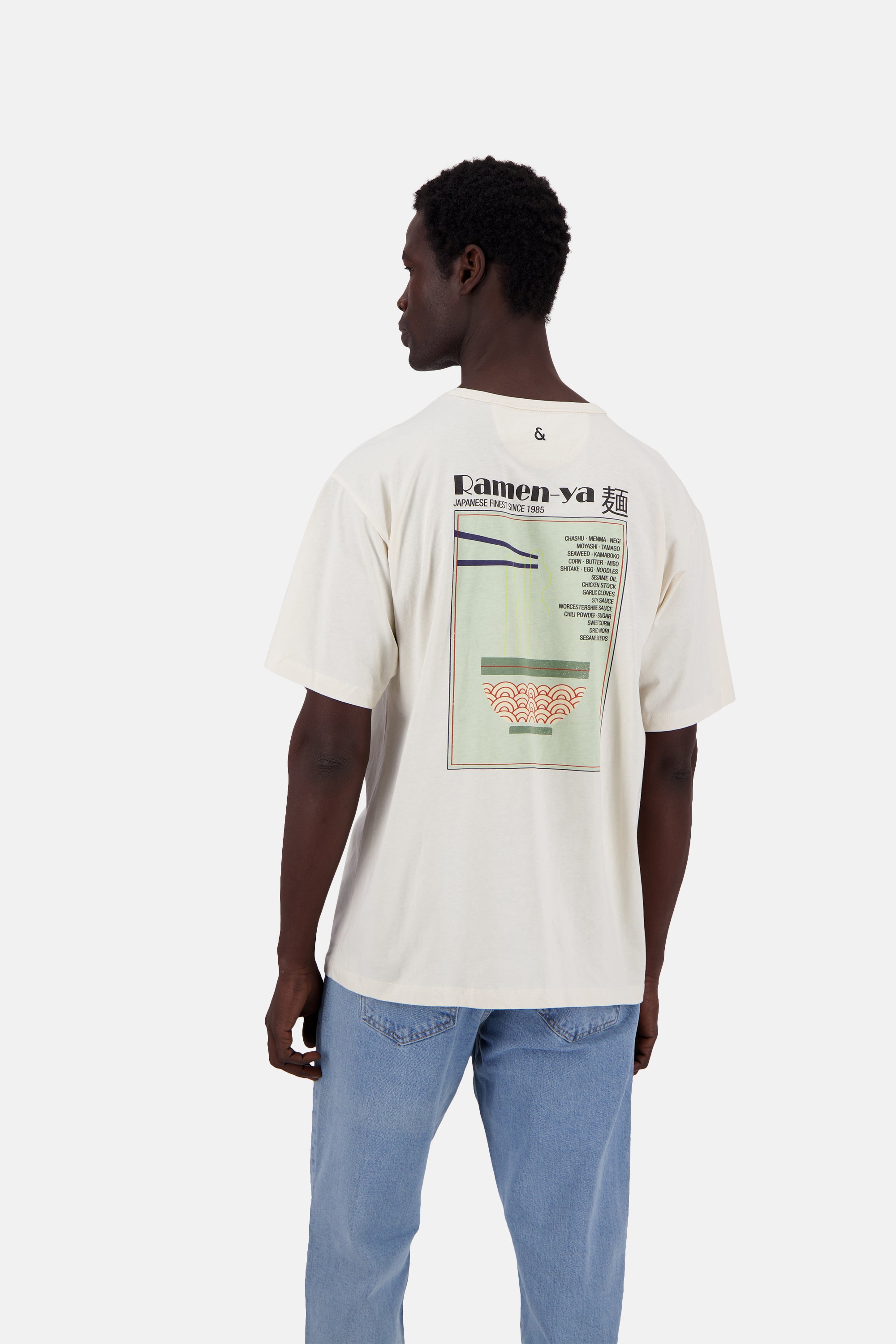 T-shirt print in off-white T-shirts Colours and Sons