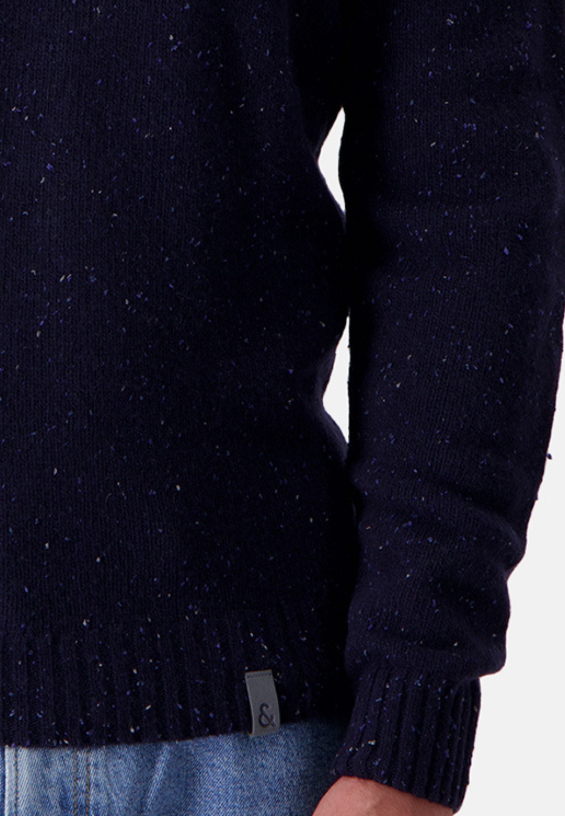 Turtleneck Donegal in Navy Sweater Colours and Sons