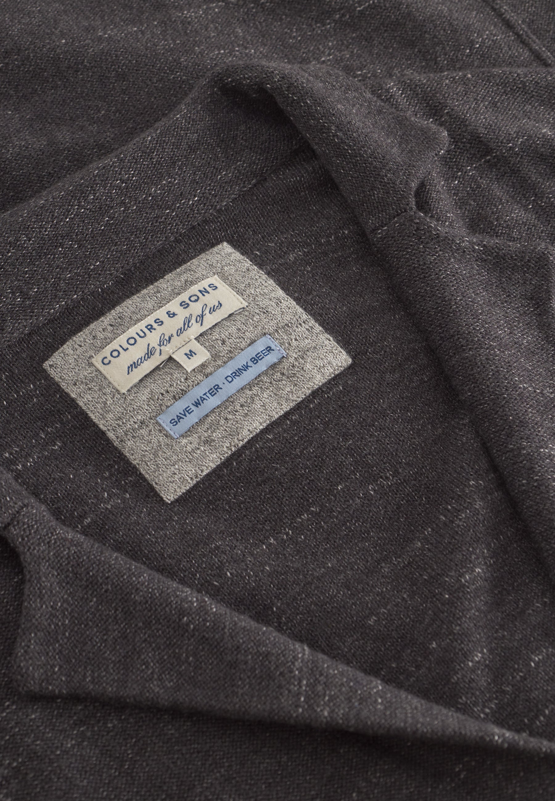 Blazer Slub in Anthracite Jackets Colours and Sons