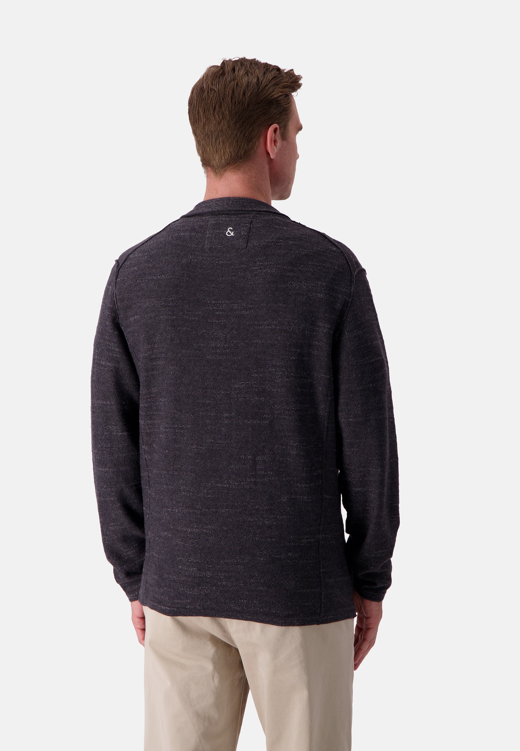 Blazer Slub in Anthracite Jackets Colours and Sons