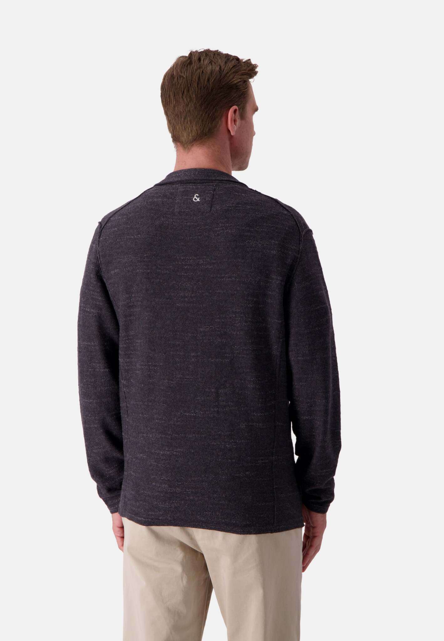 Blazer Slub in Anthracite Jackets Colours and Sons