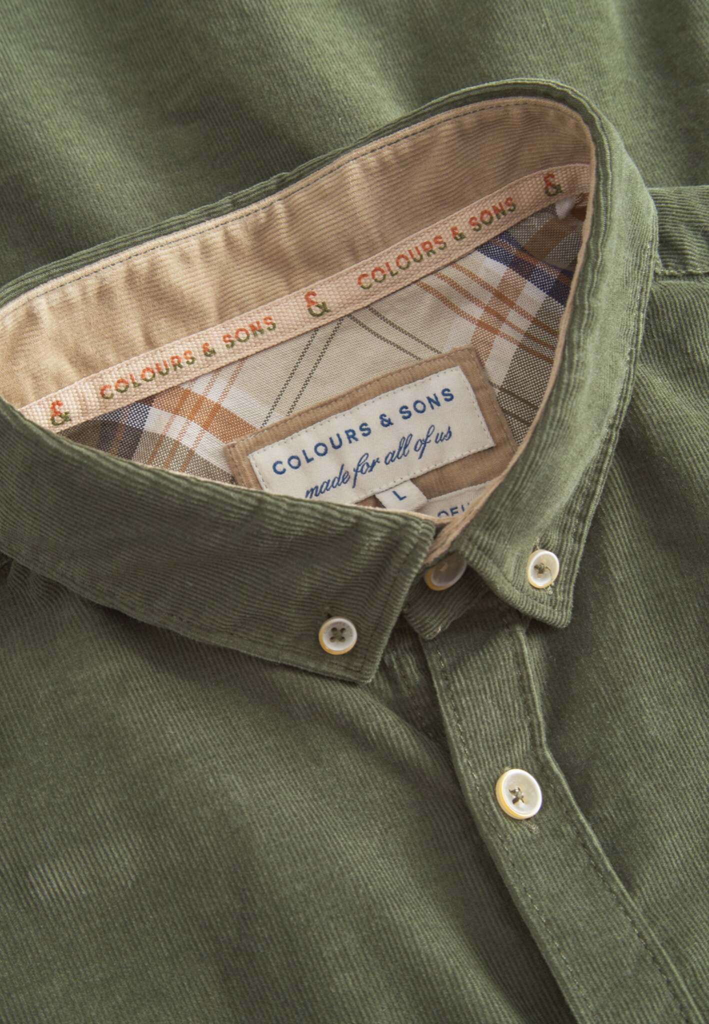 Shirt Corduroy in Clover Shirts Colours and Sons