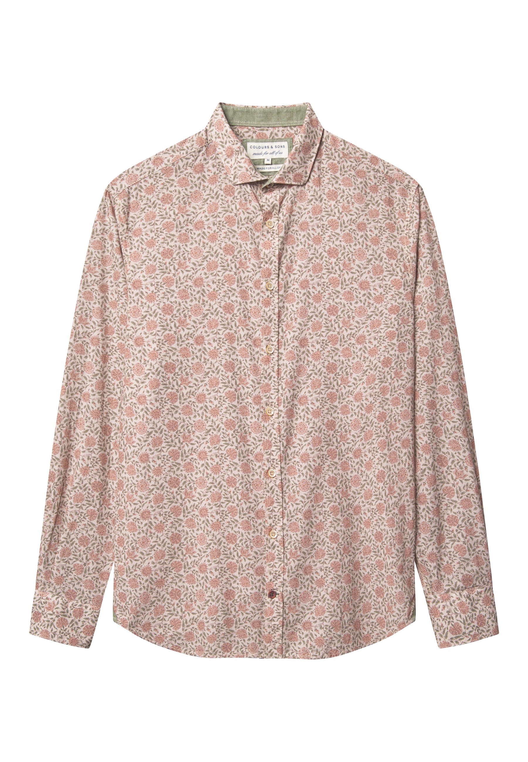 Shirt Printed in Mezcal Flowers Shirts Colours and Sons