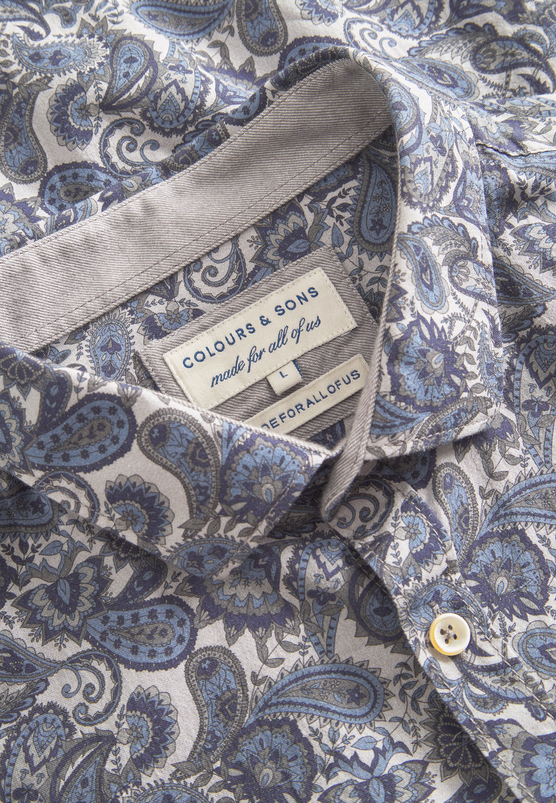 Shirt Printed in Horizon Paisley Shirts Colours and Sons