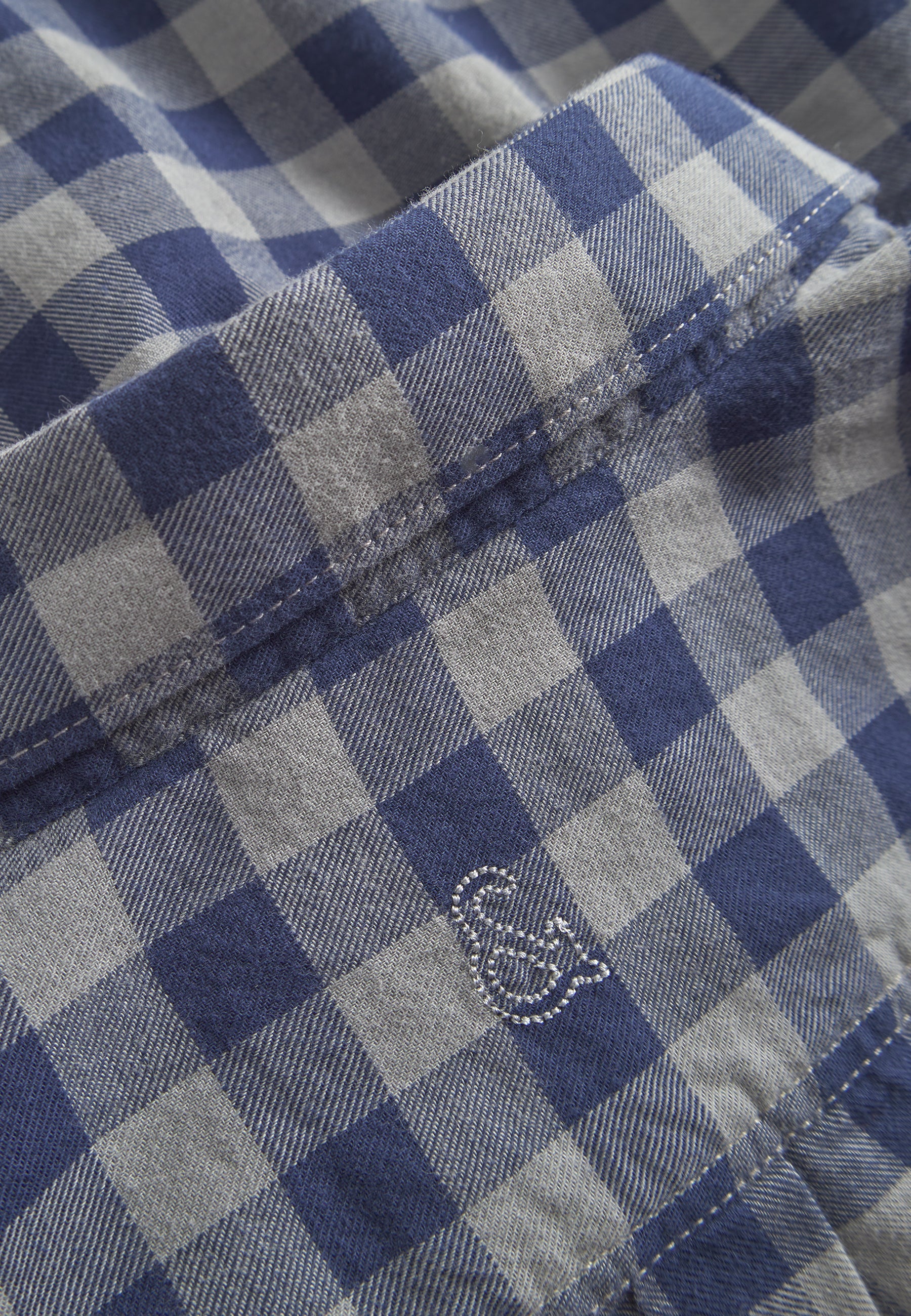 Shirt Printed in Navy Vichy Shirts Colours and Sons