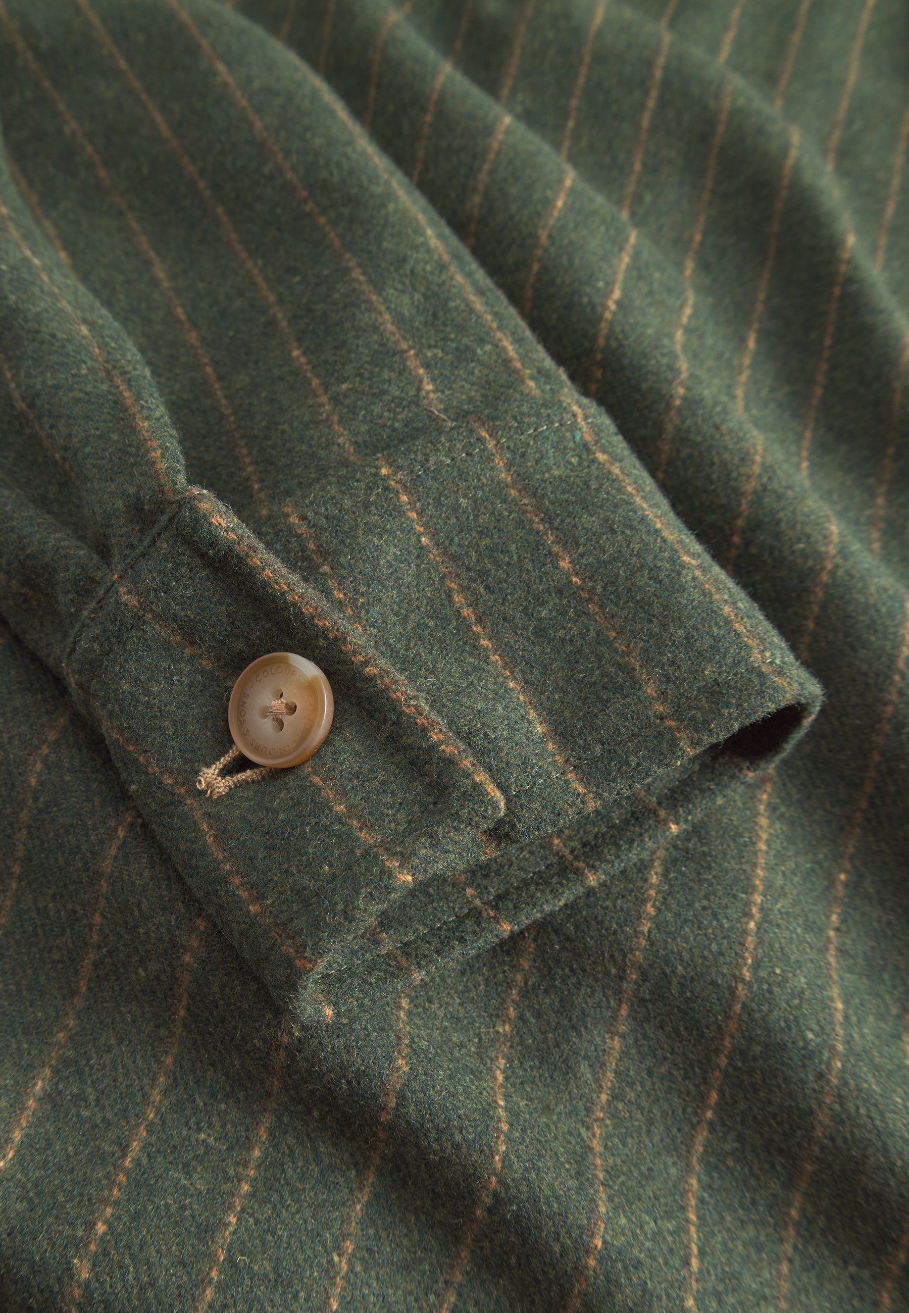 Overshirt Pin Stripes in Yucca Stripes Jackets Colours and Sons