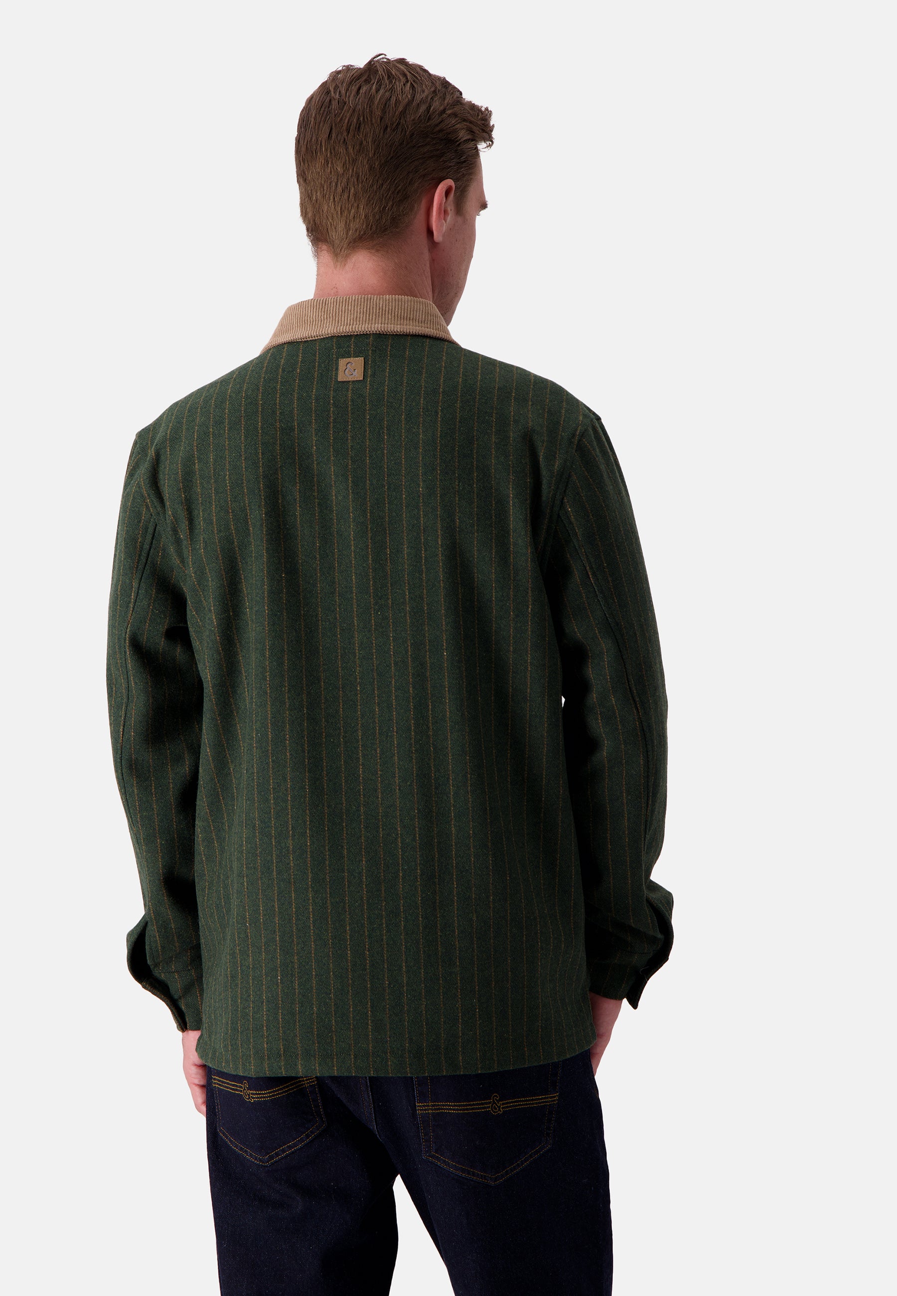 Overshirt Pin Stripes in Yucca Stripes Jackets Colours and Sons
