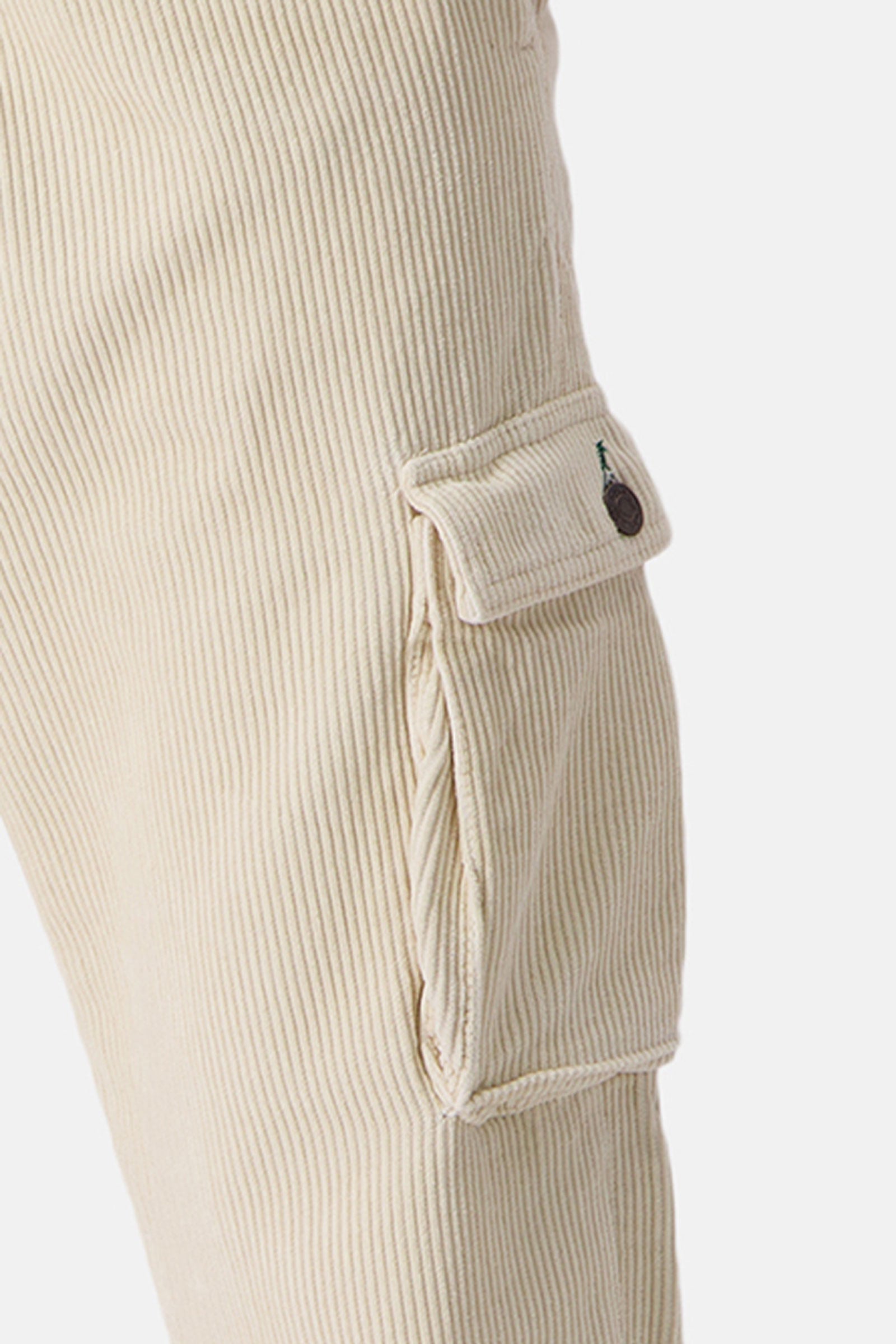 Cargo Corduroy Cropped in Offwhite Pants Colours and Sons