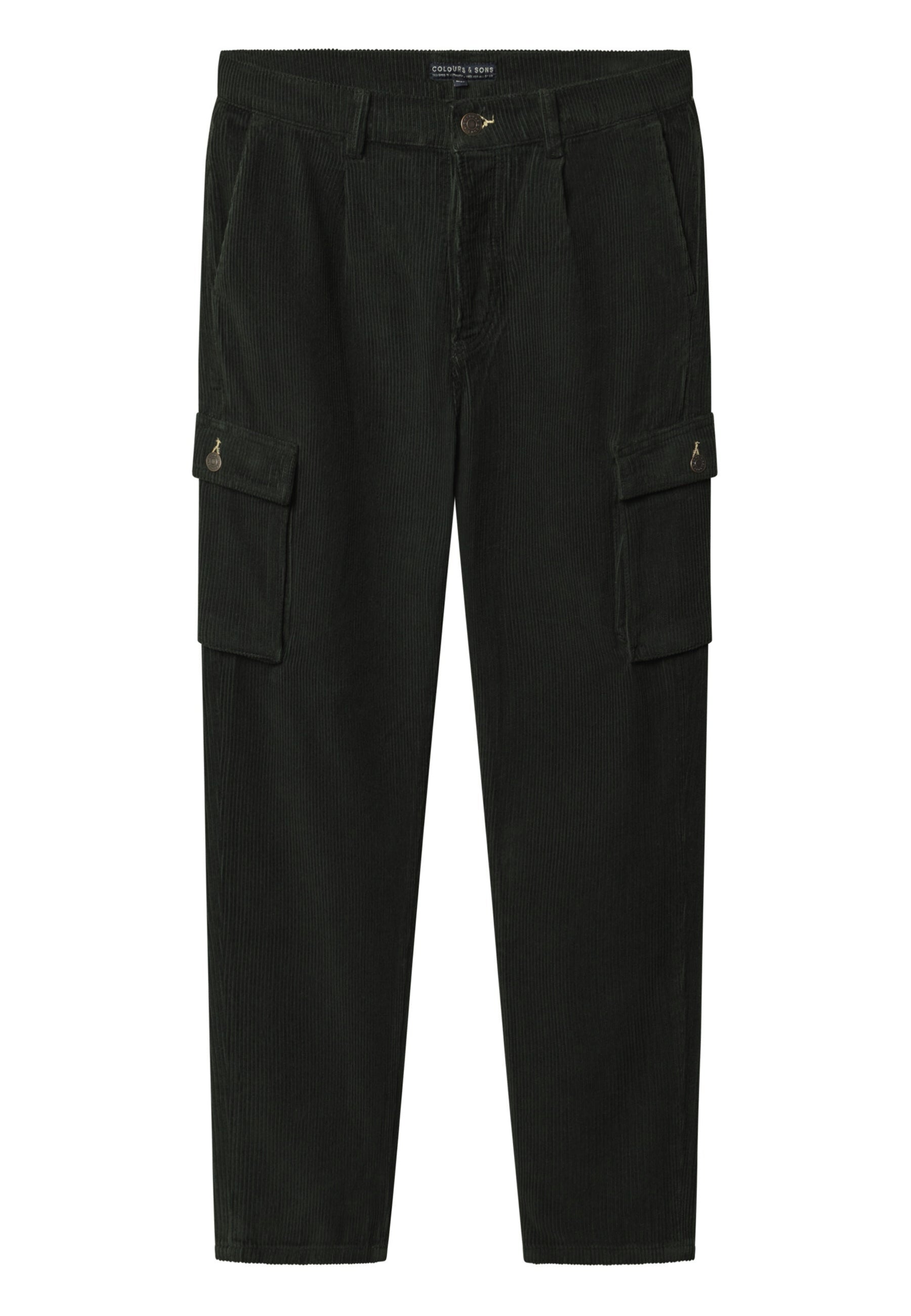 Cargo corduroy cropped in yucca pants Colours and Sons