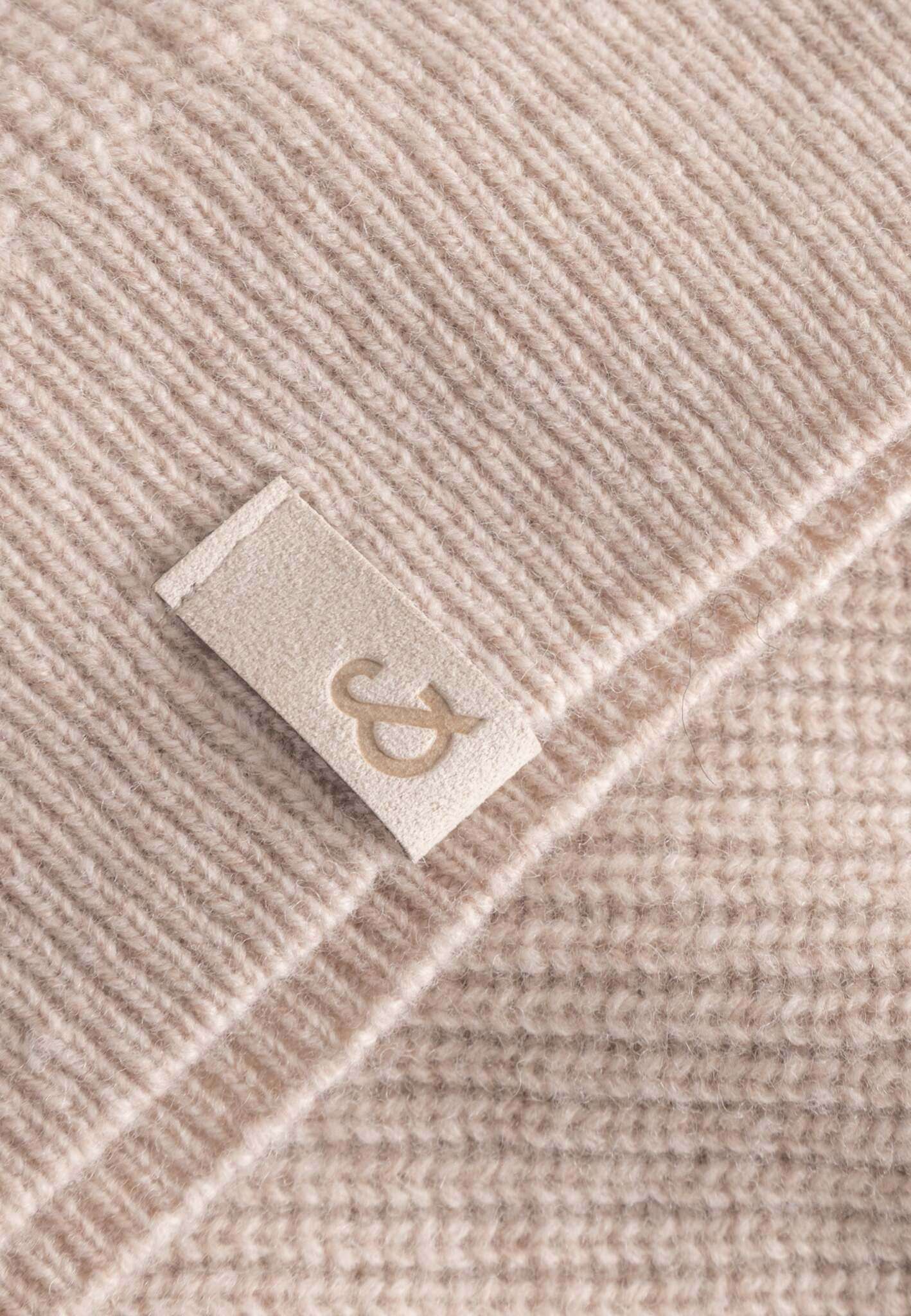 Half-Zip Lambswool in Peanut Pullover Colours and Sons