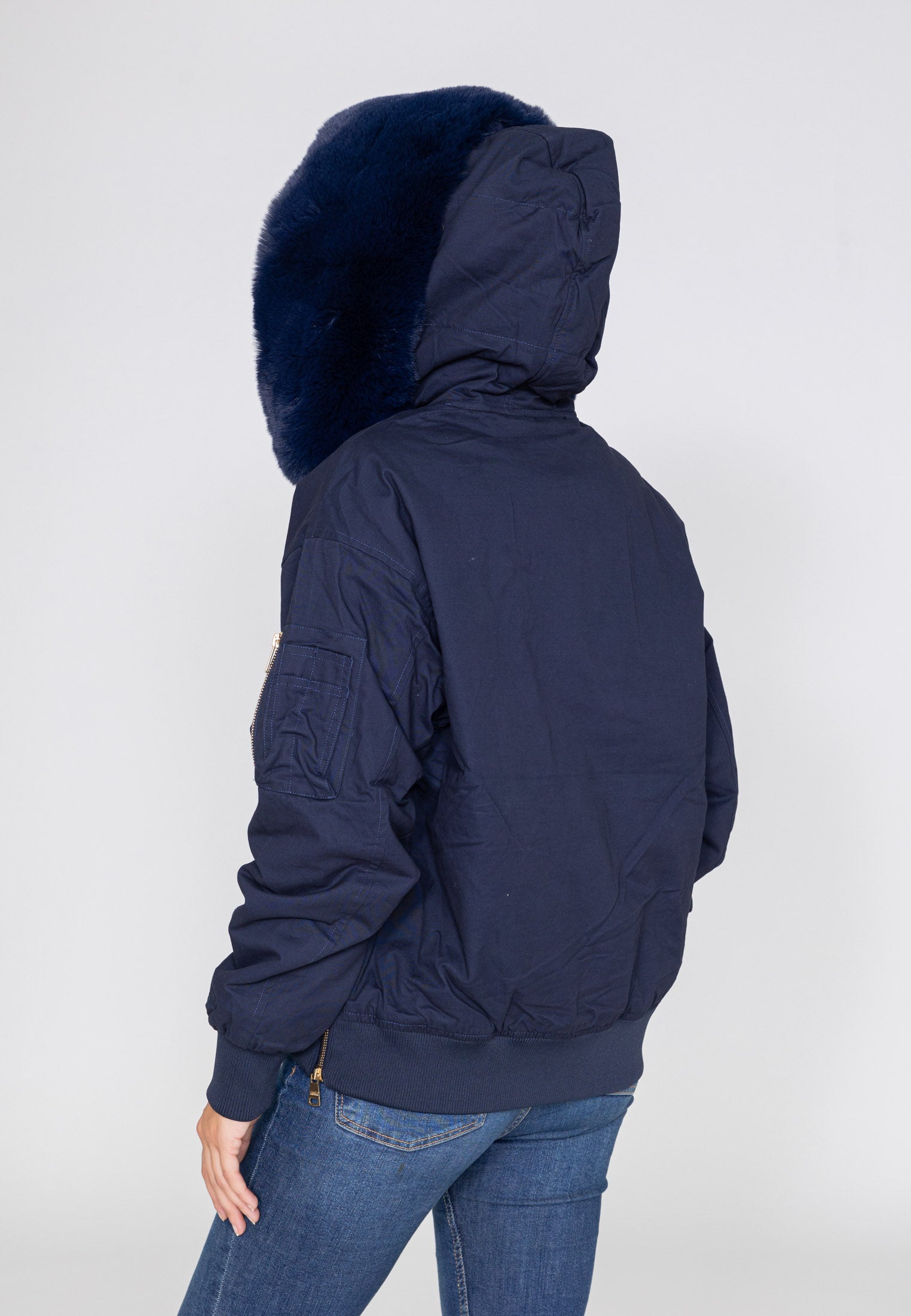 Ada W bomber jacket in Navy Jackets Bombers Original