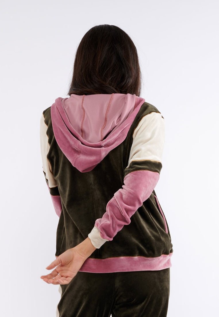 AIDEN-WILDLAKE sweat jacket in khaki Sweat jackets Banana Moon