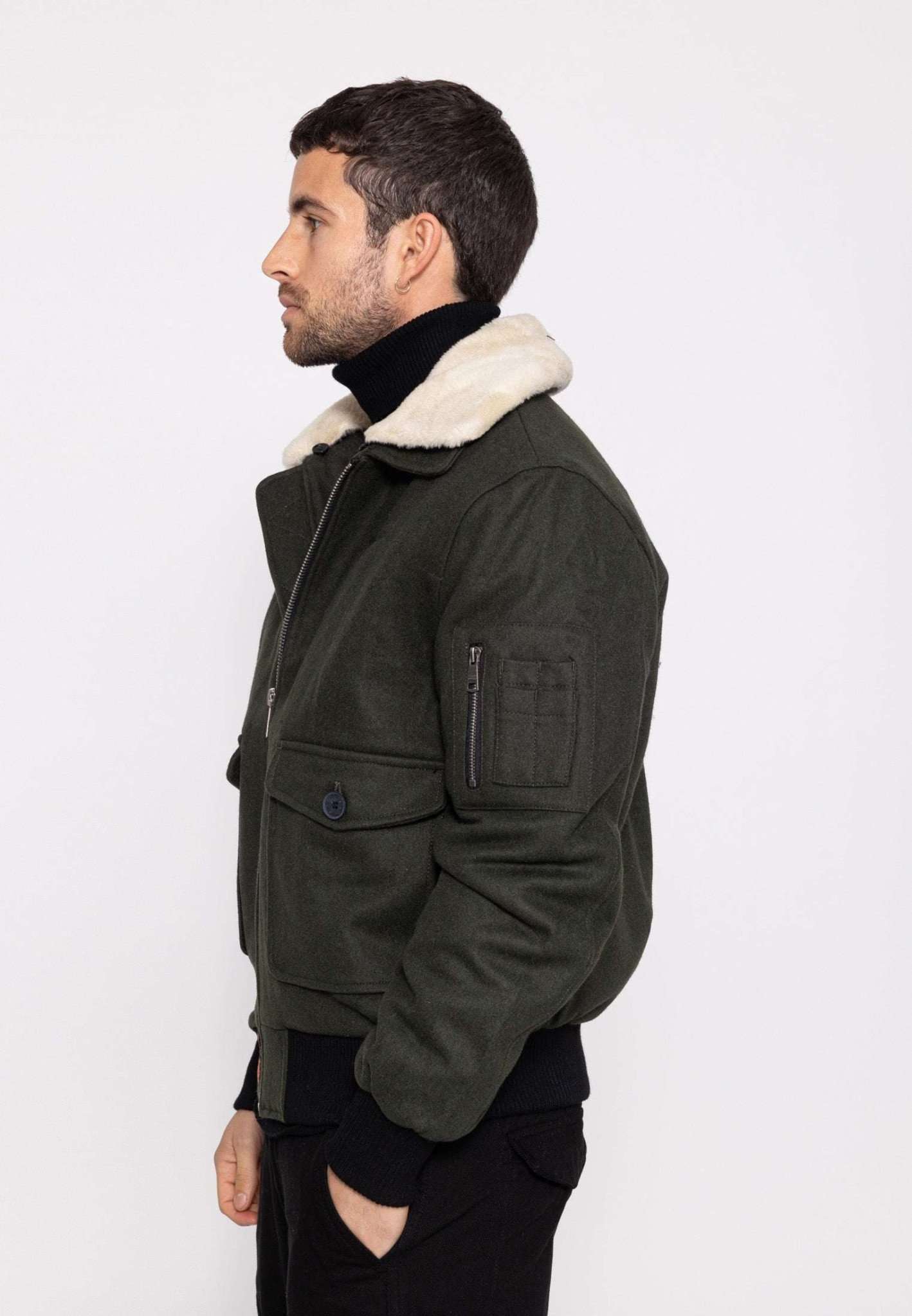 Aviator M Bomber Jacket in Persimmon Jackets Bombers Original