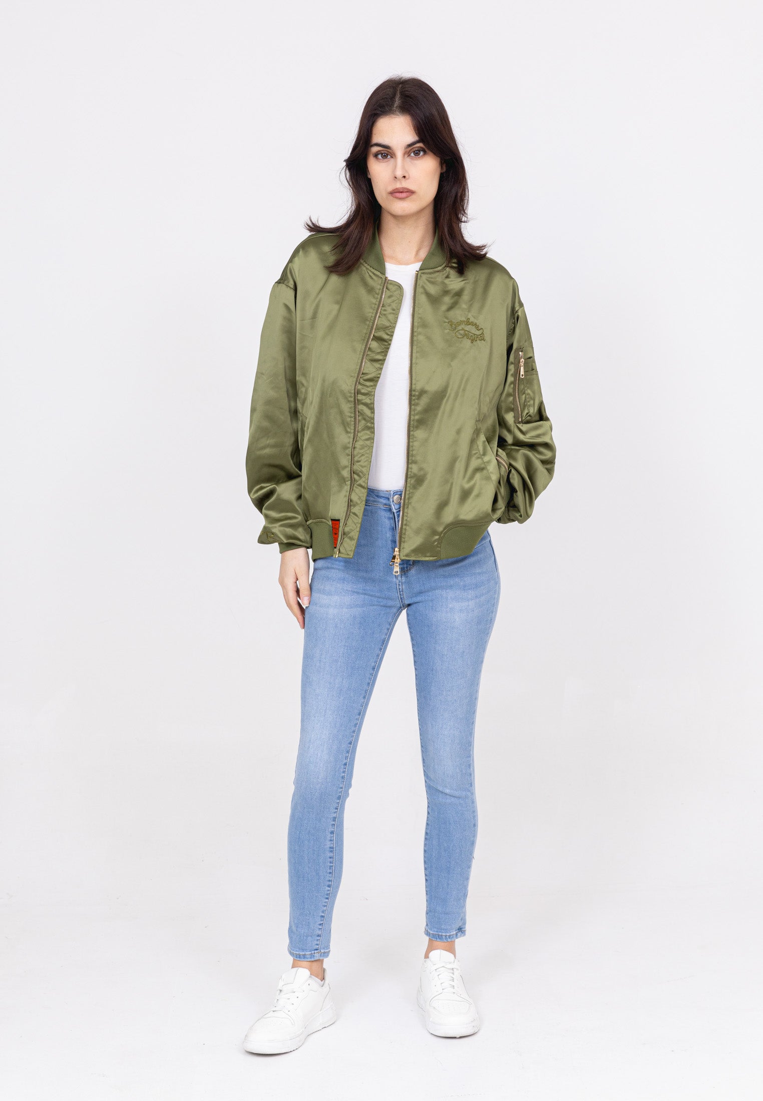 Ballerina W Bomber Jacket in Persimmon Jackets Bombers Original