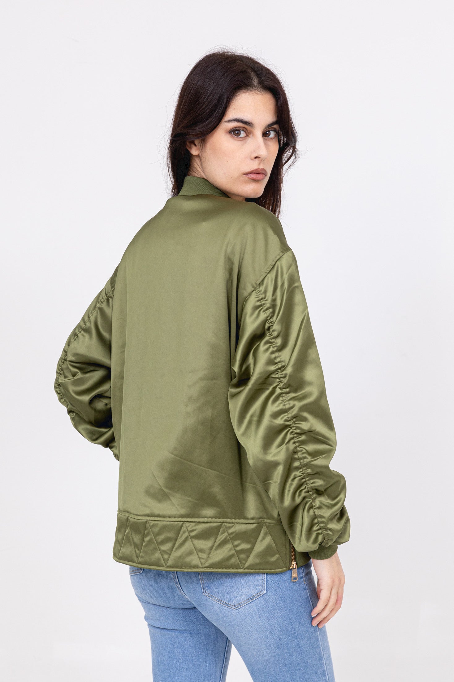 Ballerina W Bomber Jacket in Persimmon Jackets Bombers Original