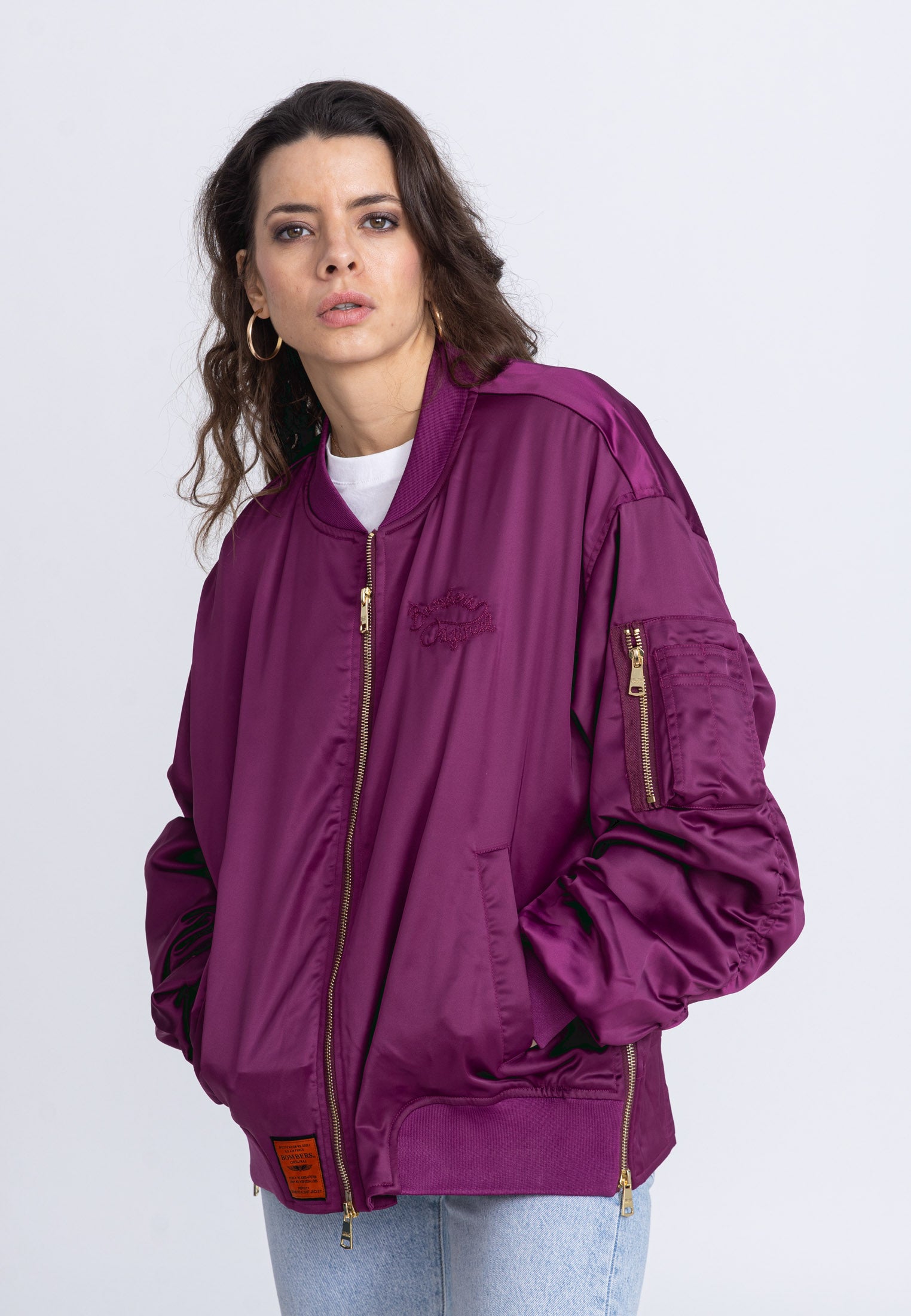 Ballerina W bomber jacket in Purple Jackets Bombers Original
