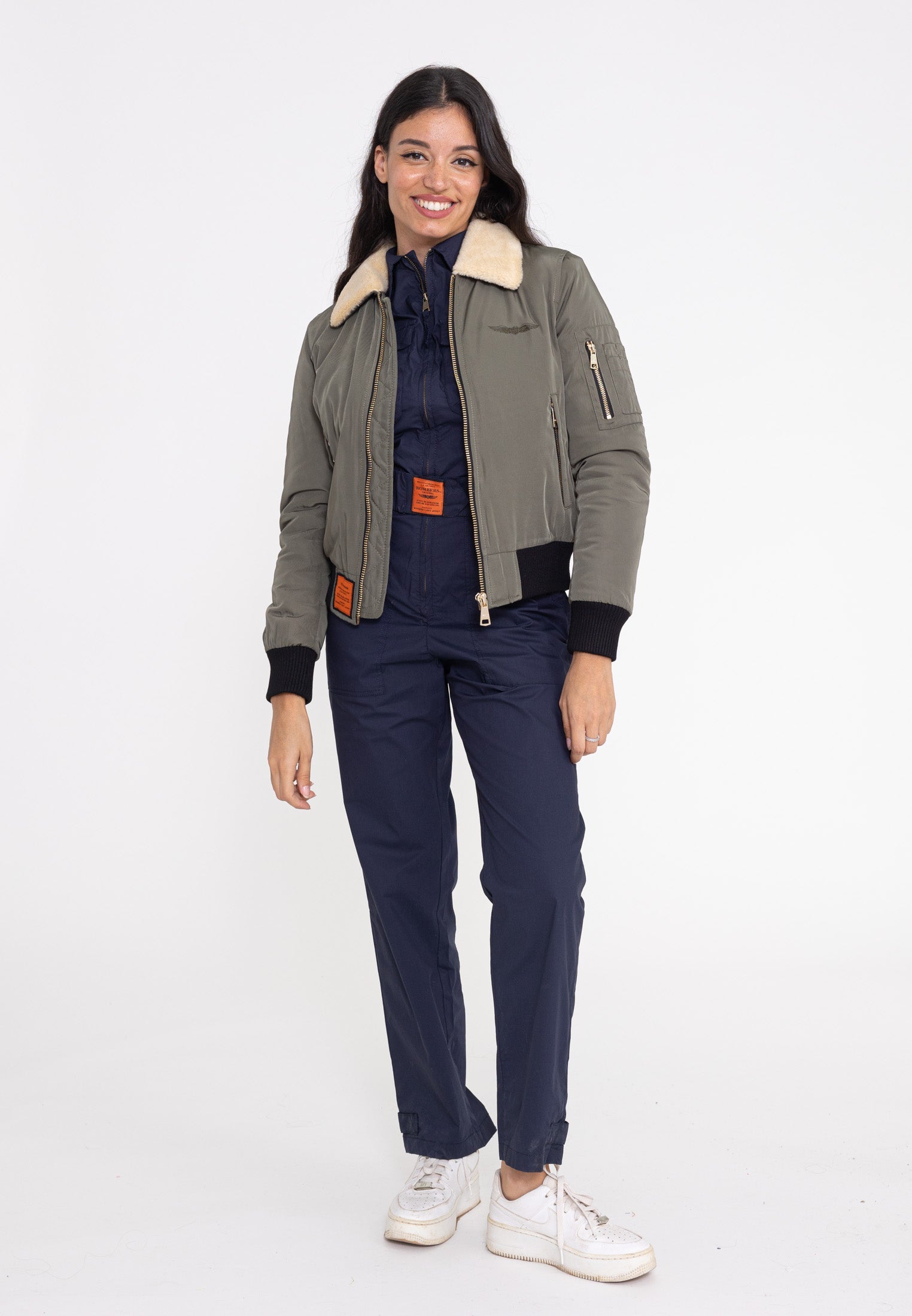 Barcelone W bomber jacket in kaki Jackets Bombers Original