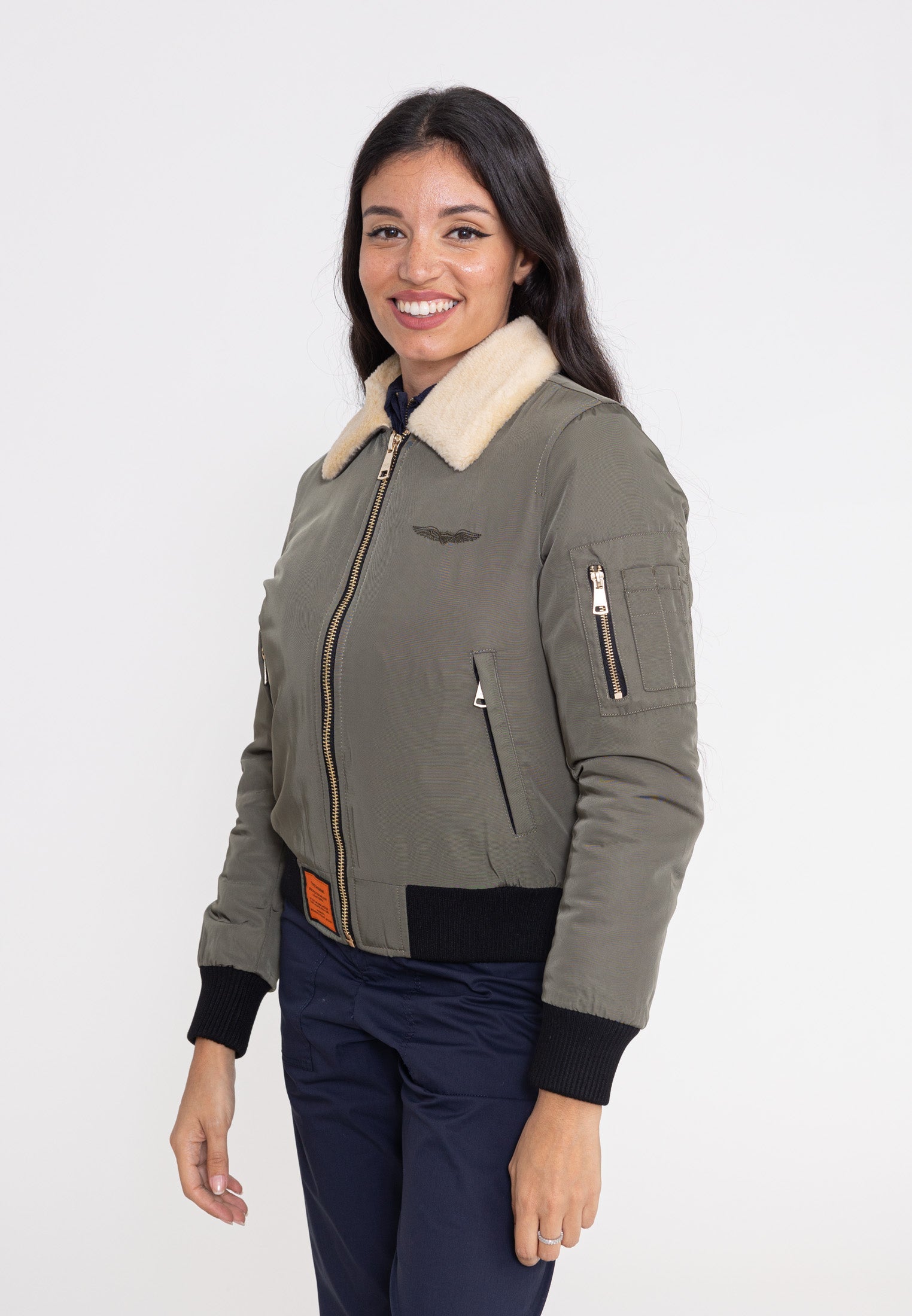 Barcelone W bomber jacket in kaki Jackets Bombers Original