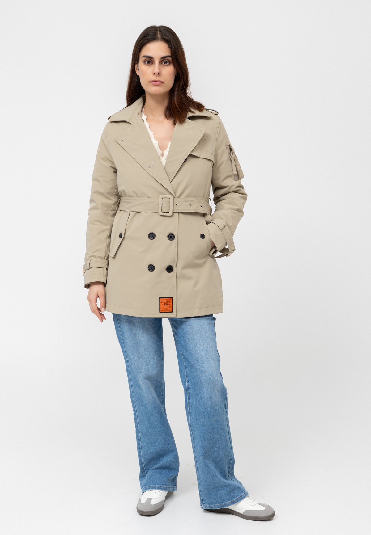 Birdy W trench coat in beige Jackets Bombers Original