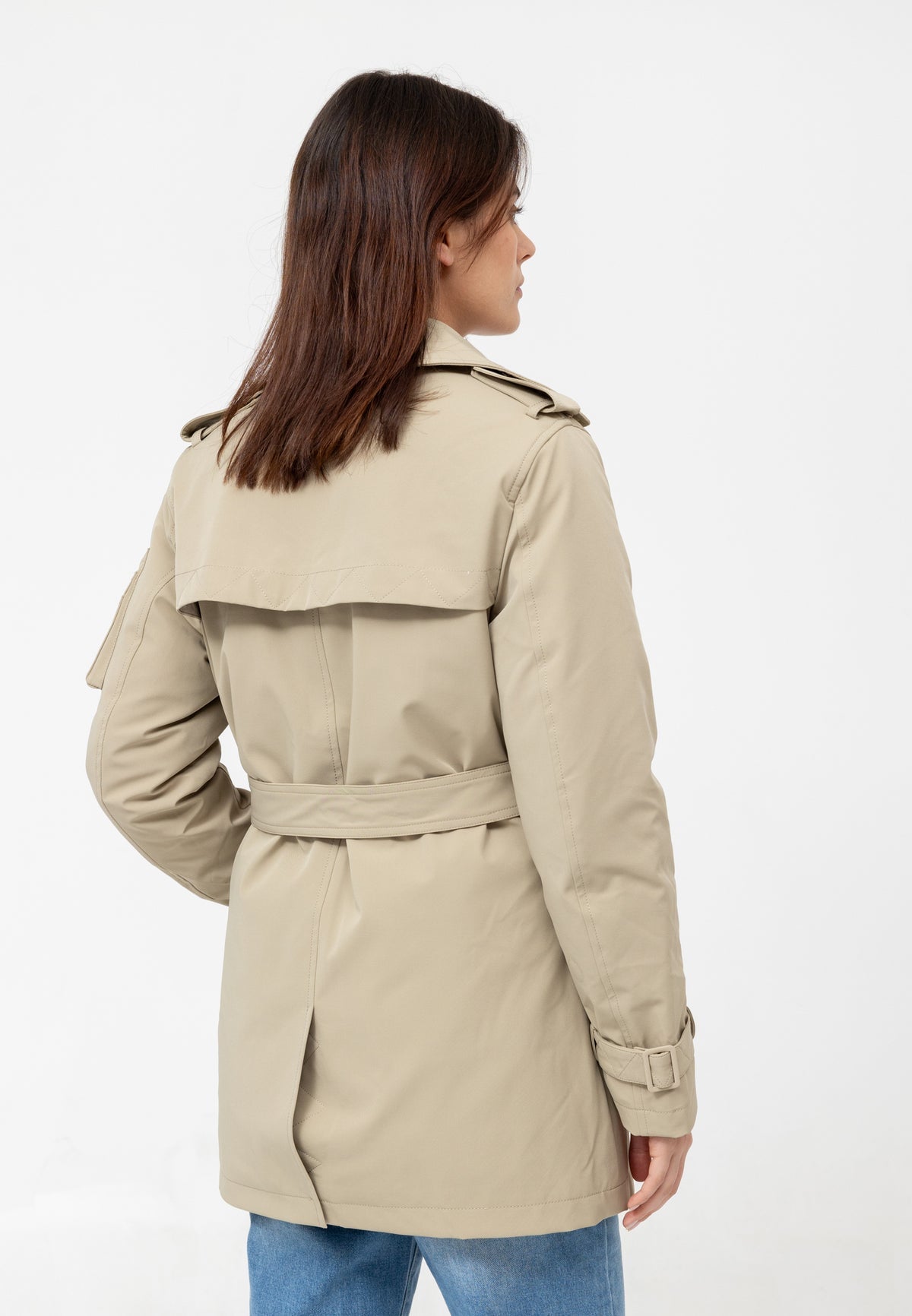 Birdy W trench coat in beige Jackets Bombers Original