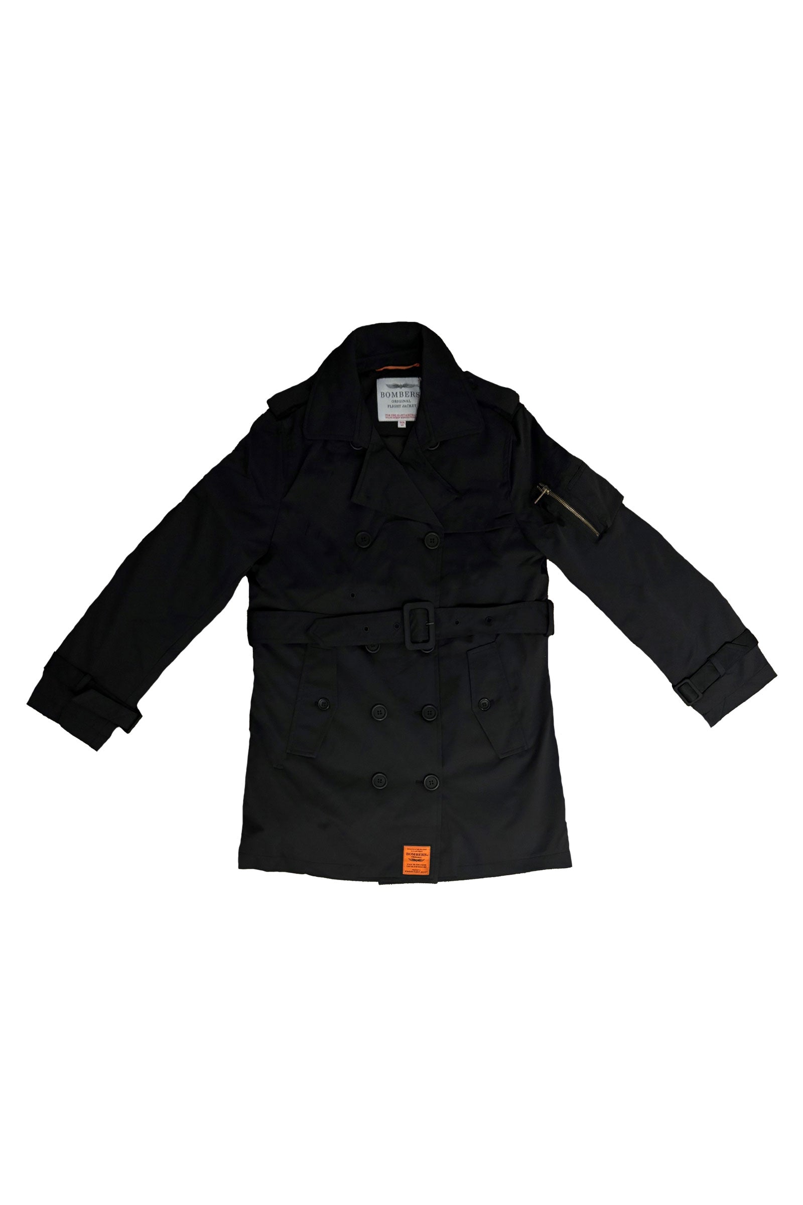 Birdy W Trenchcoat in Black Jackets Bombers Original