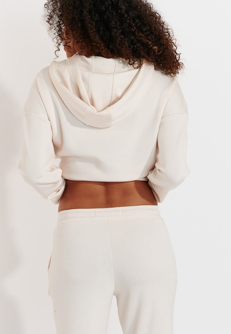 BROOKS-BAYJOY Hooded sweater in cream Hooded sweater Banana Moon