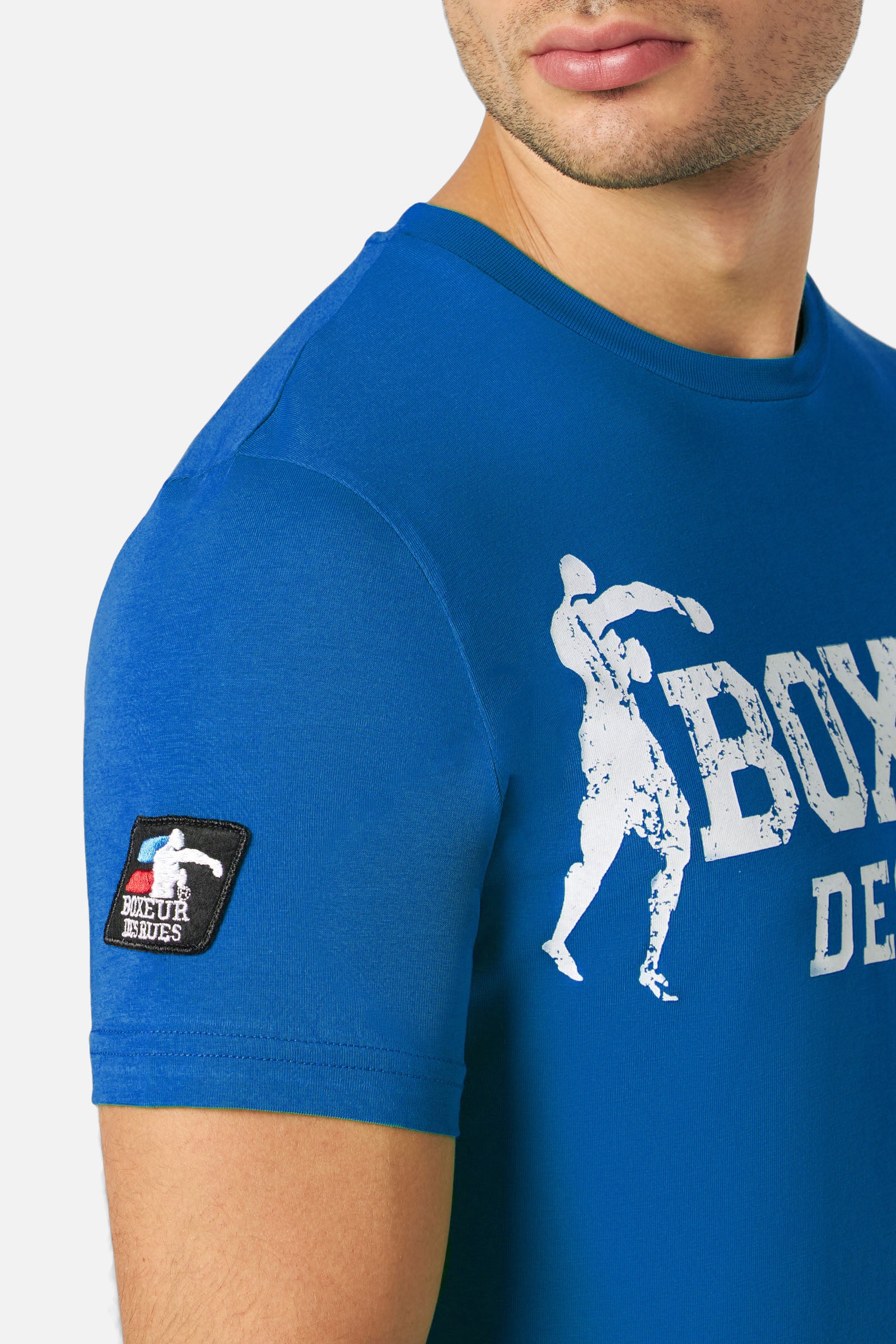 T-shirt Boxeur Street 2 in Cobalt Blue T-Shirts Boxeur des Rues